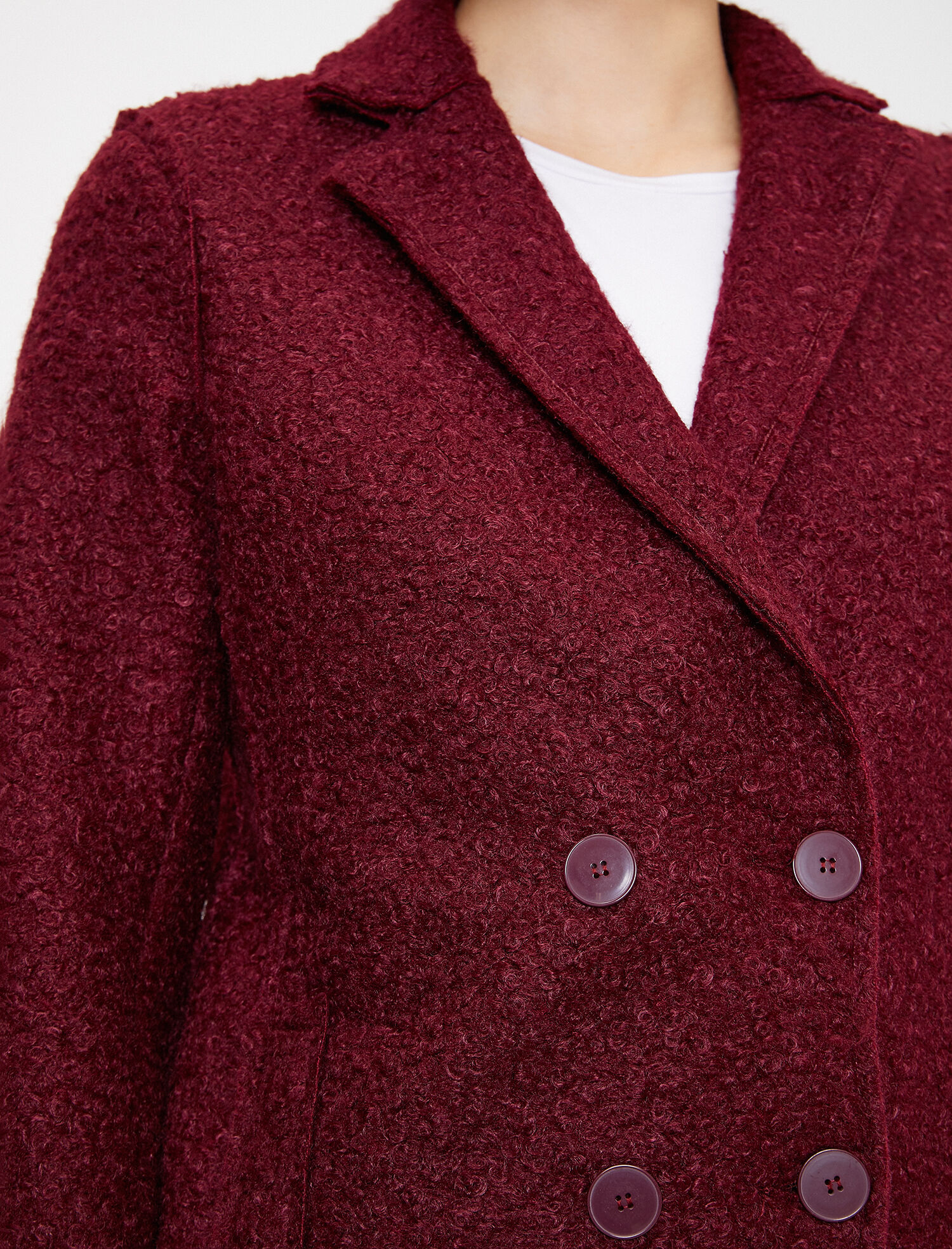   Düğme Detaylı Kaban