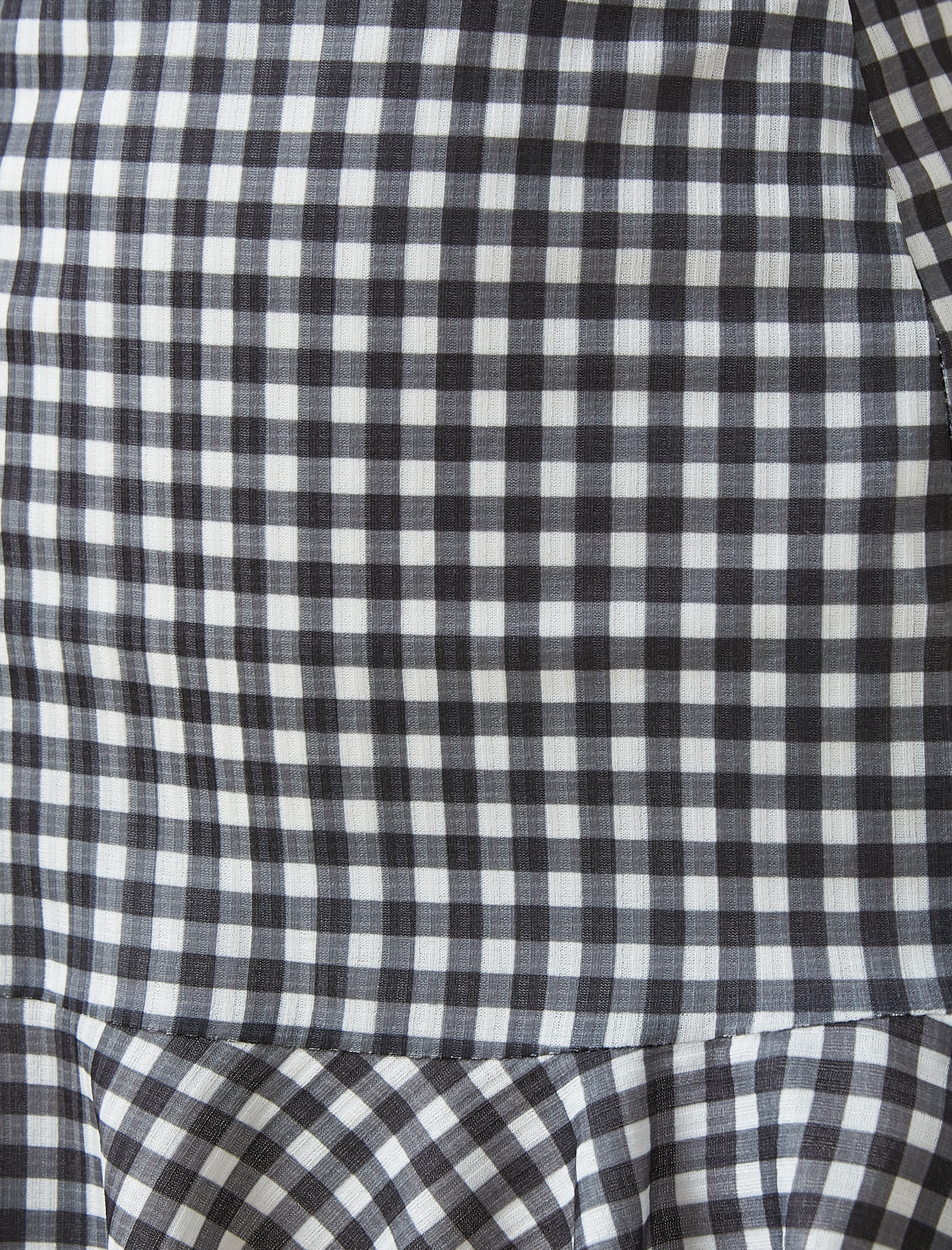   Yüksek Bel Volanlı Etek