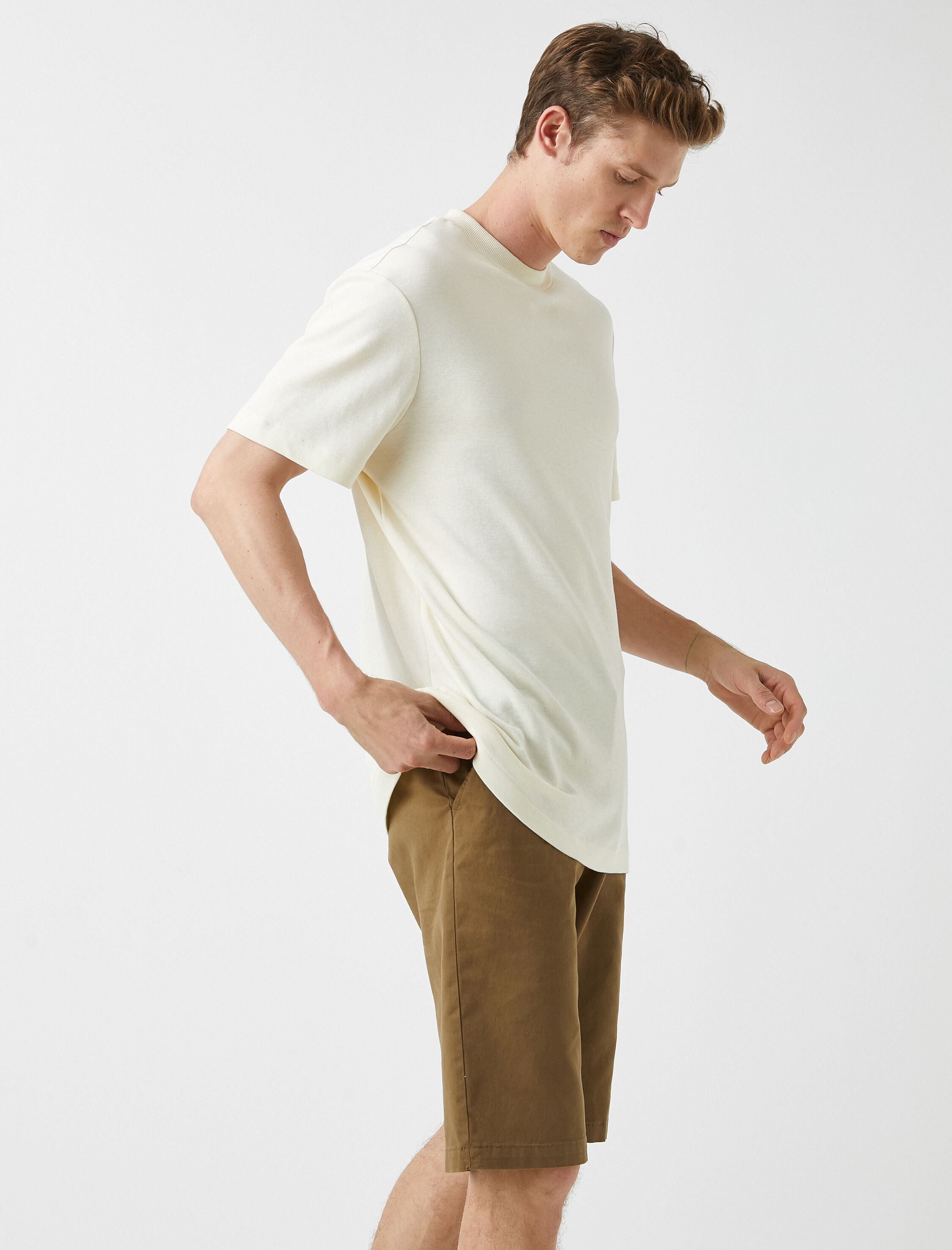   Chino Bermuda Şort Pamuklu