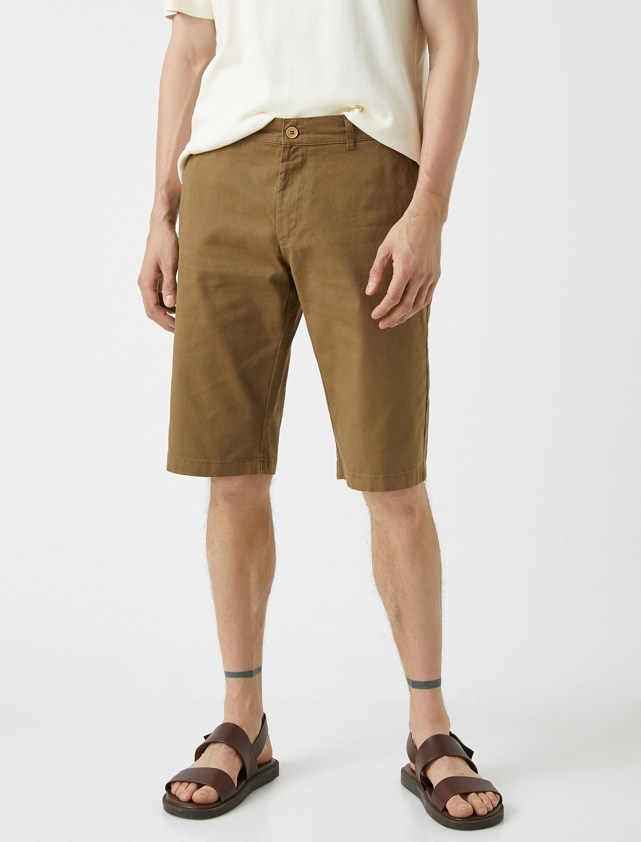   Chino Bermuda Şort Pamuklu