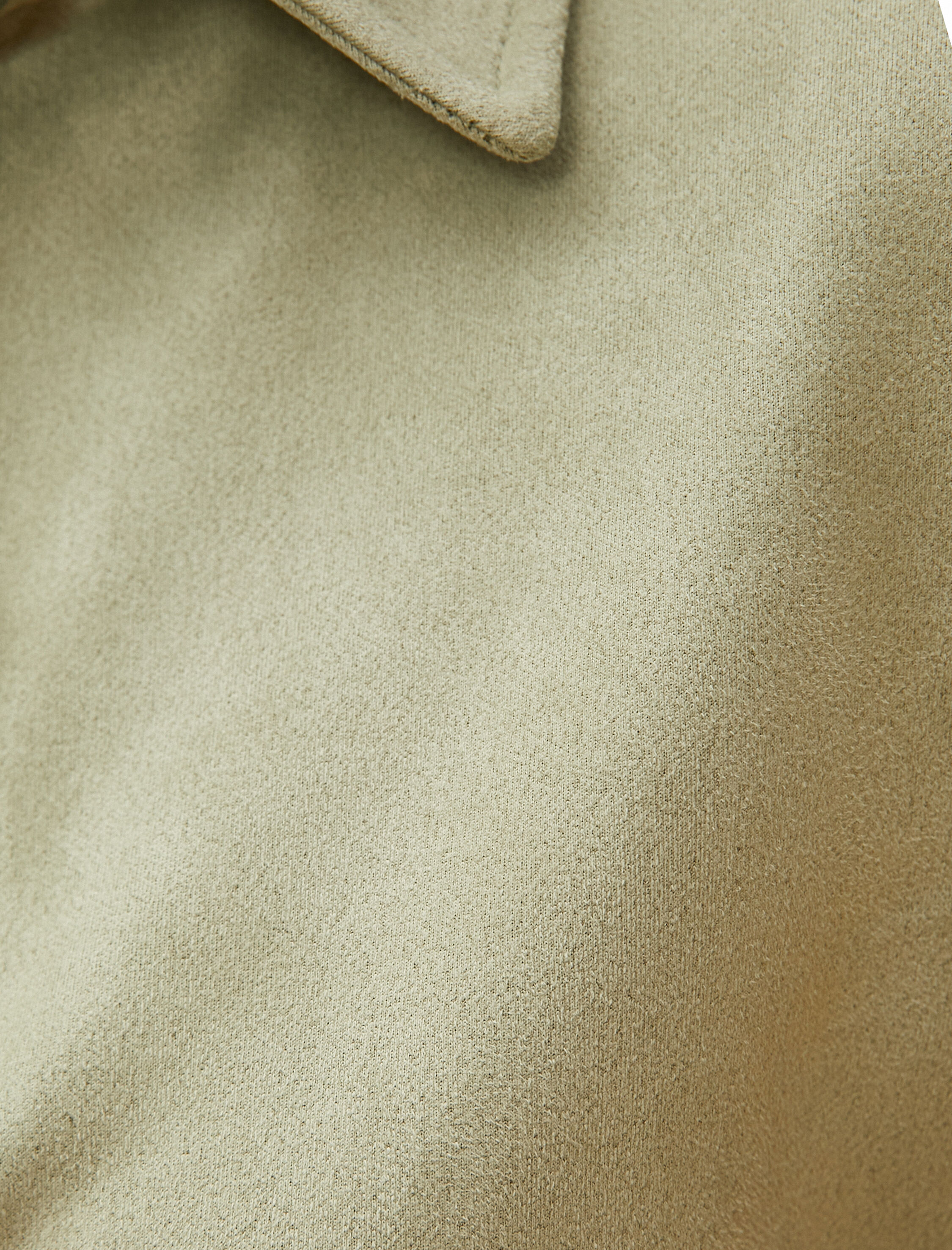   Süet Görünümlü Gömlek Ceket