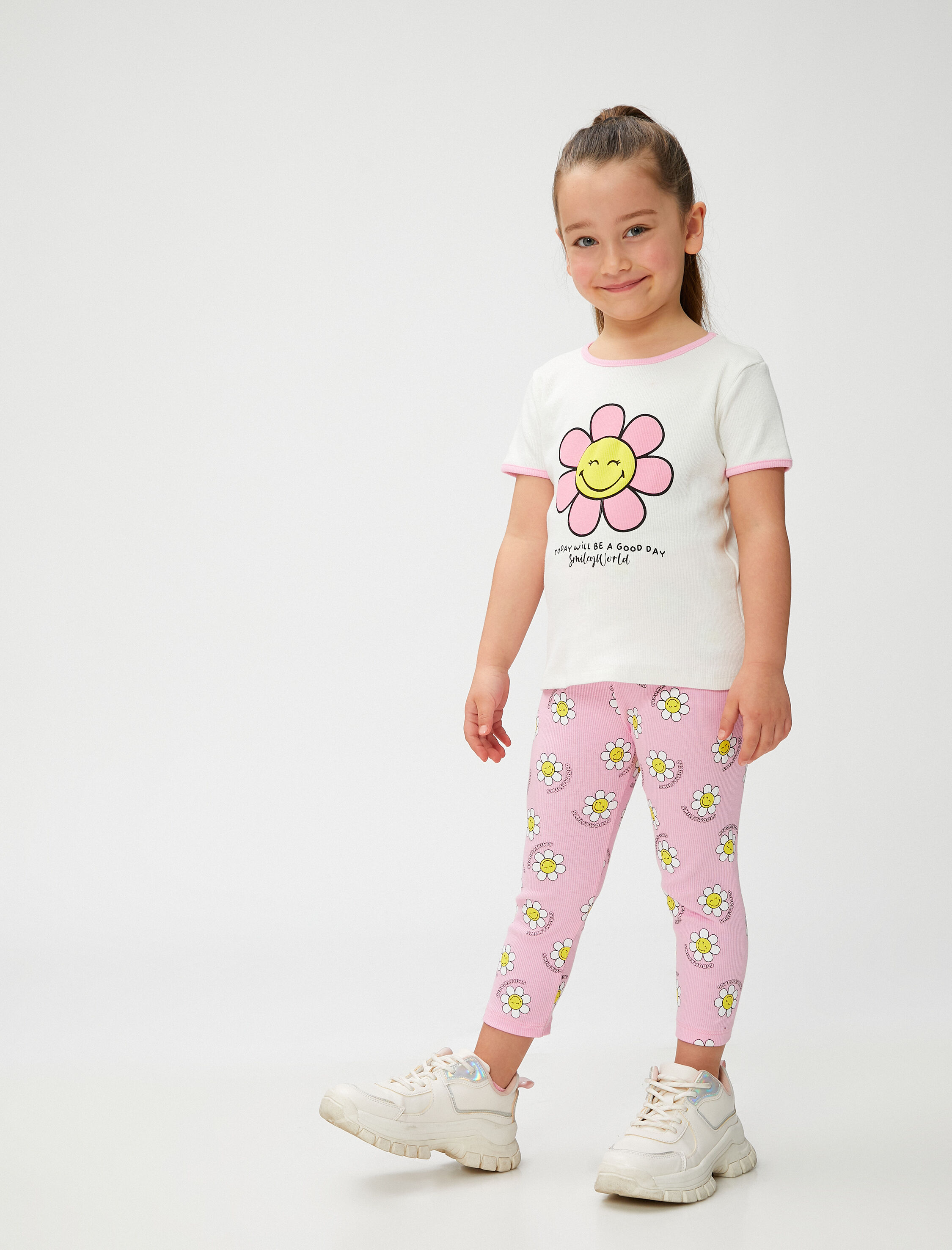  Kız Bebek SmileyWorld® Tayt Lisanslı Pamuklu