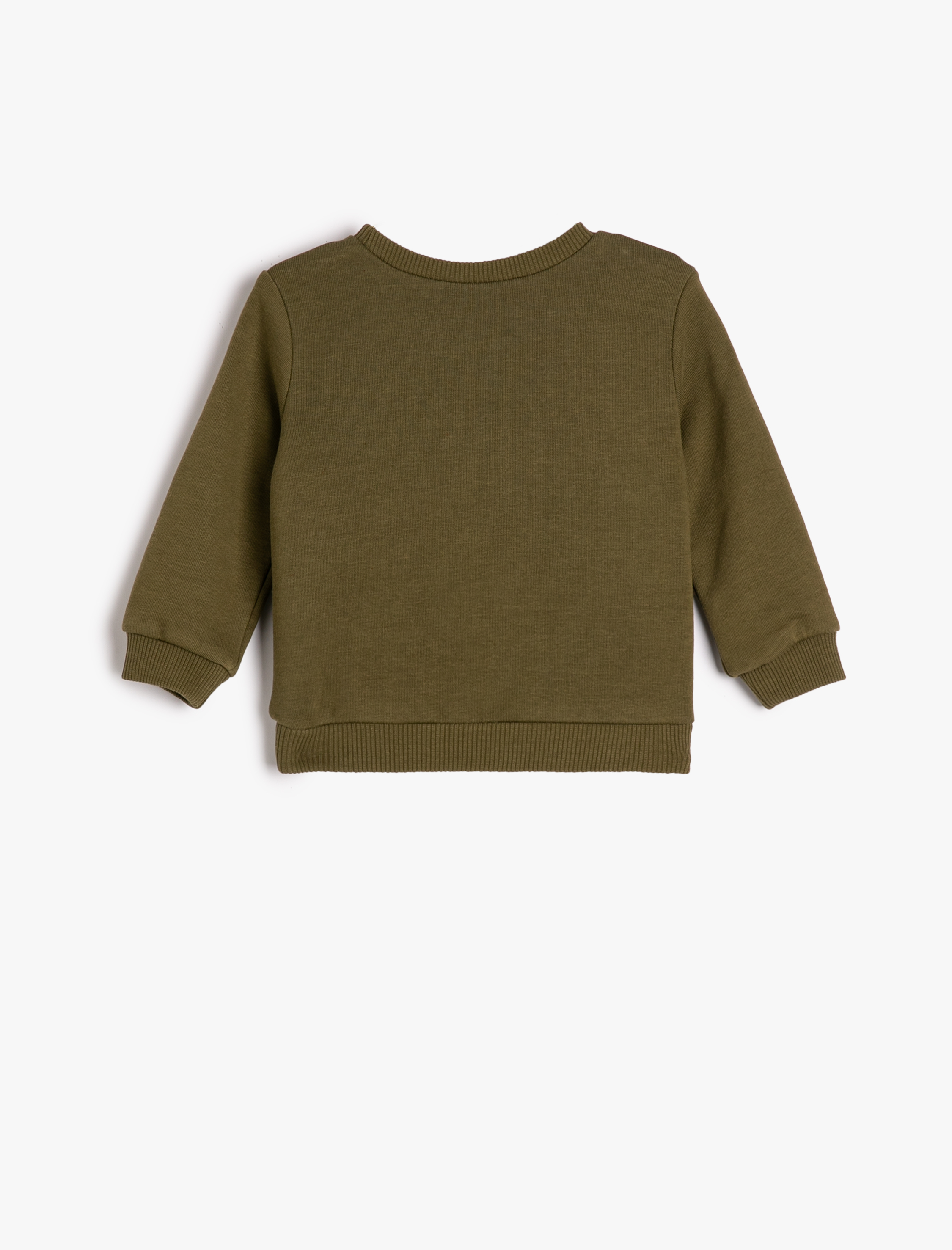 Erkek Bebek Dinozorlu Sweatshirt Bisiklet Yaka Uzun Kollu