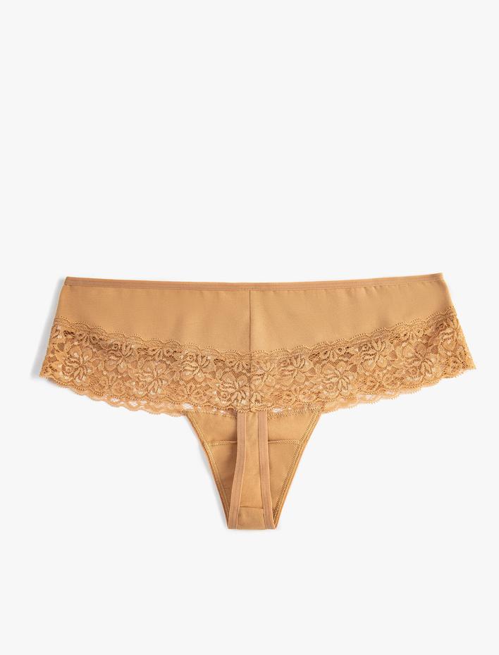  Hipster Külot Pamuklu Kenarları Dantel Detaylı