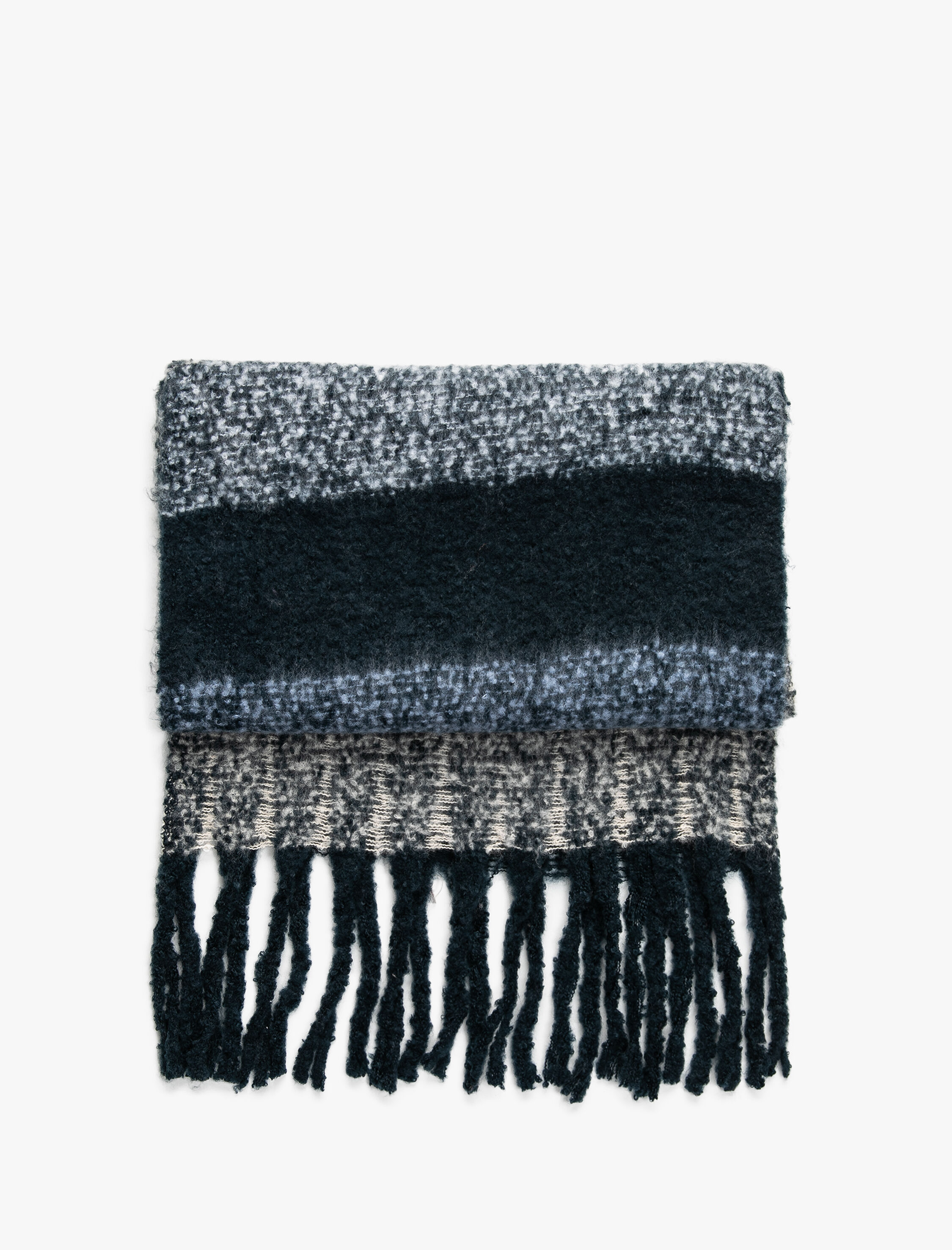  Kadın Atkı Yumuşak Dokulu Püsküllü