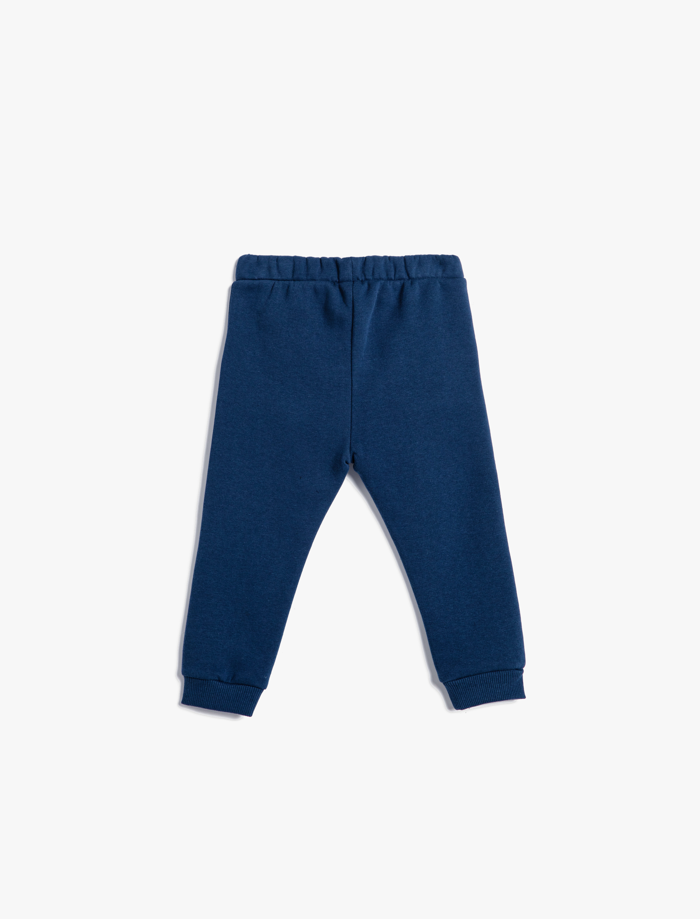  Erkek Bebek Basic Jogger Eşofman Altı Şardonlu Beli Bağlamalı Cepli Pamuklu