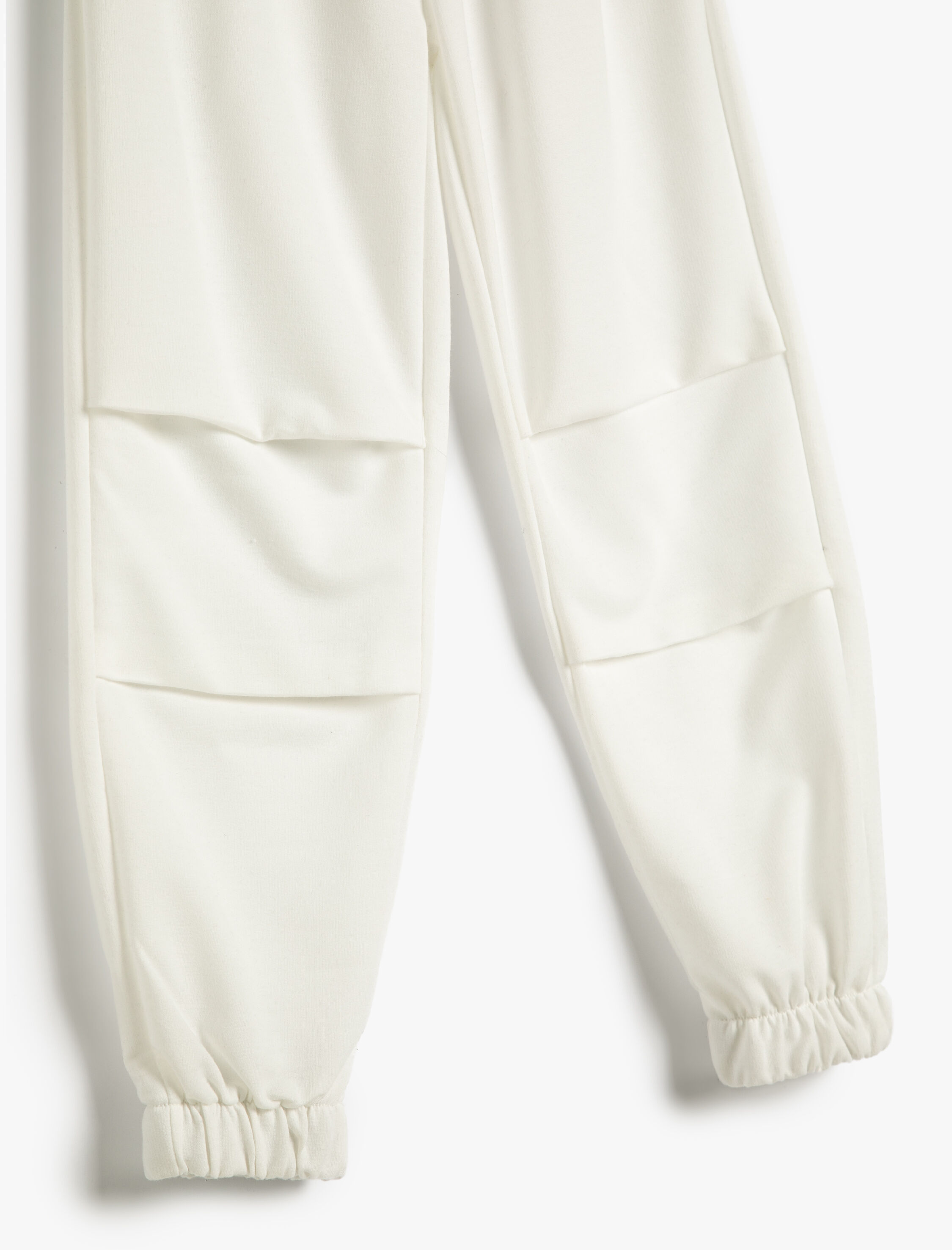  Kız Çocuk Basic Jogger Eşofman Altı Beli Bağlamalı Cepli Kat Detaylı