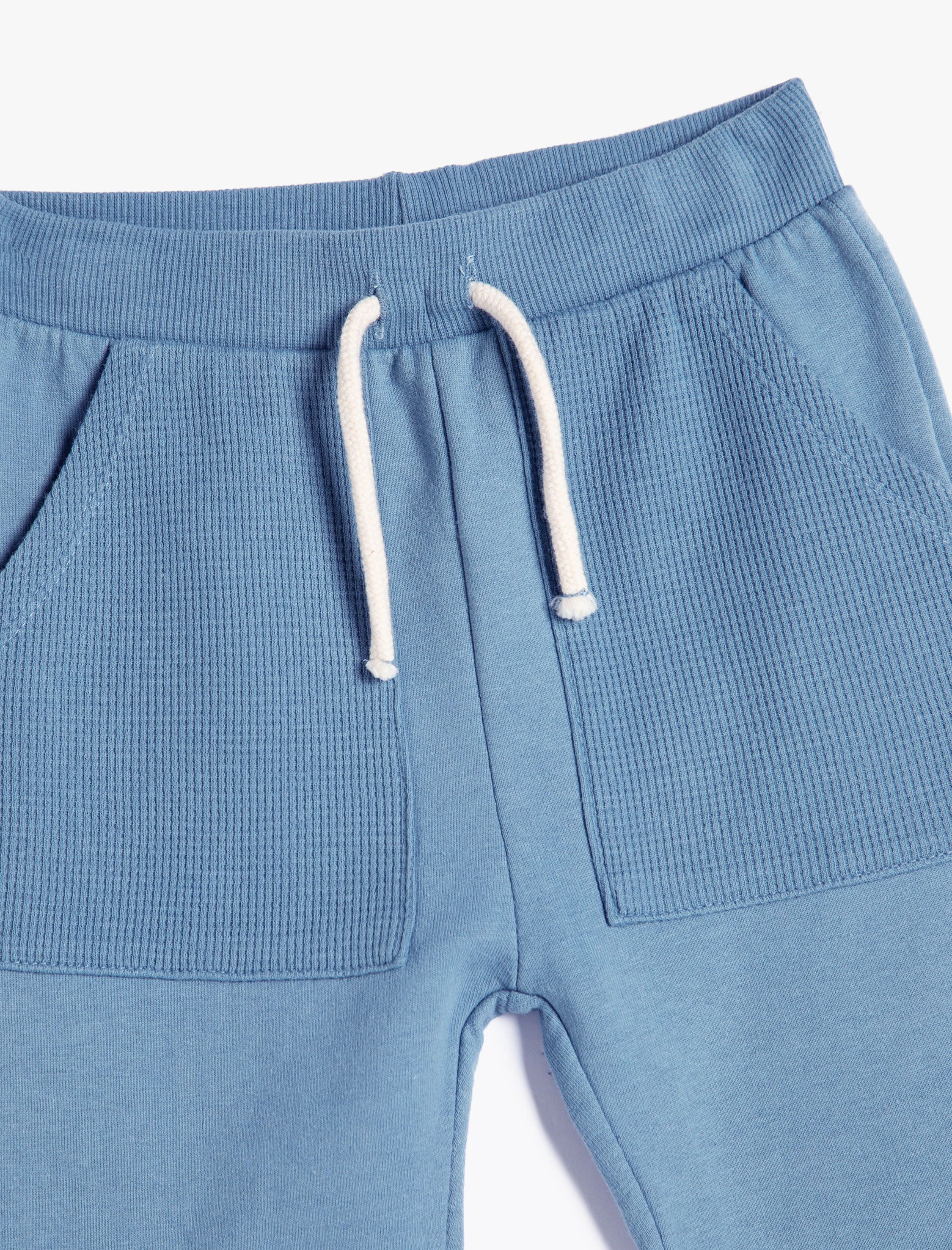  Erkek Bebek Basic Jogger Eşofman Altı Şardonlu Beli Bağlamalı Cepli Detaylı Pamuklu