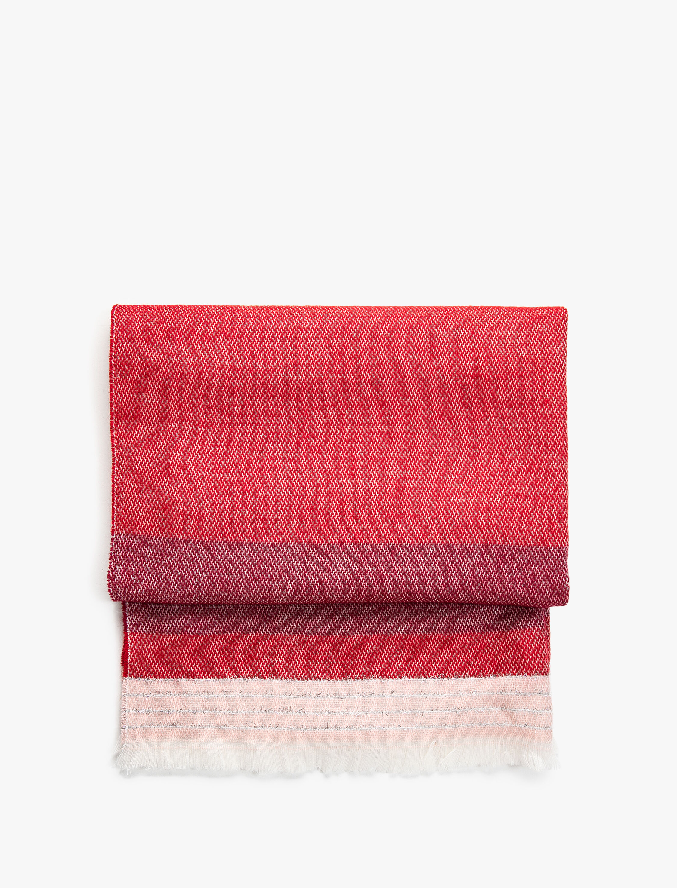  Kadın Atkı Yumuşak Dokulu Püsküllü