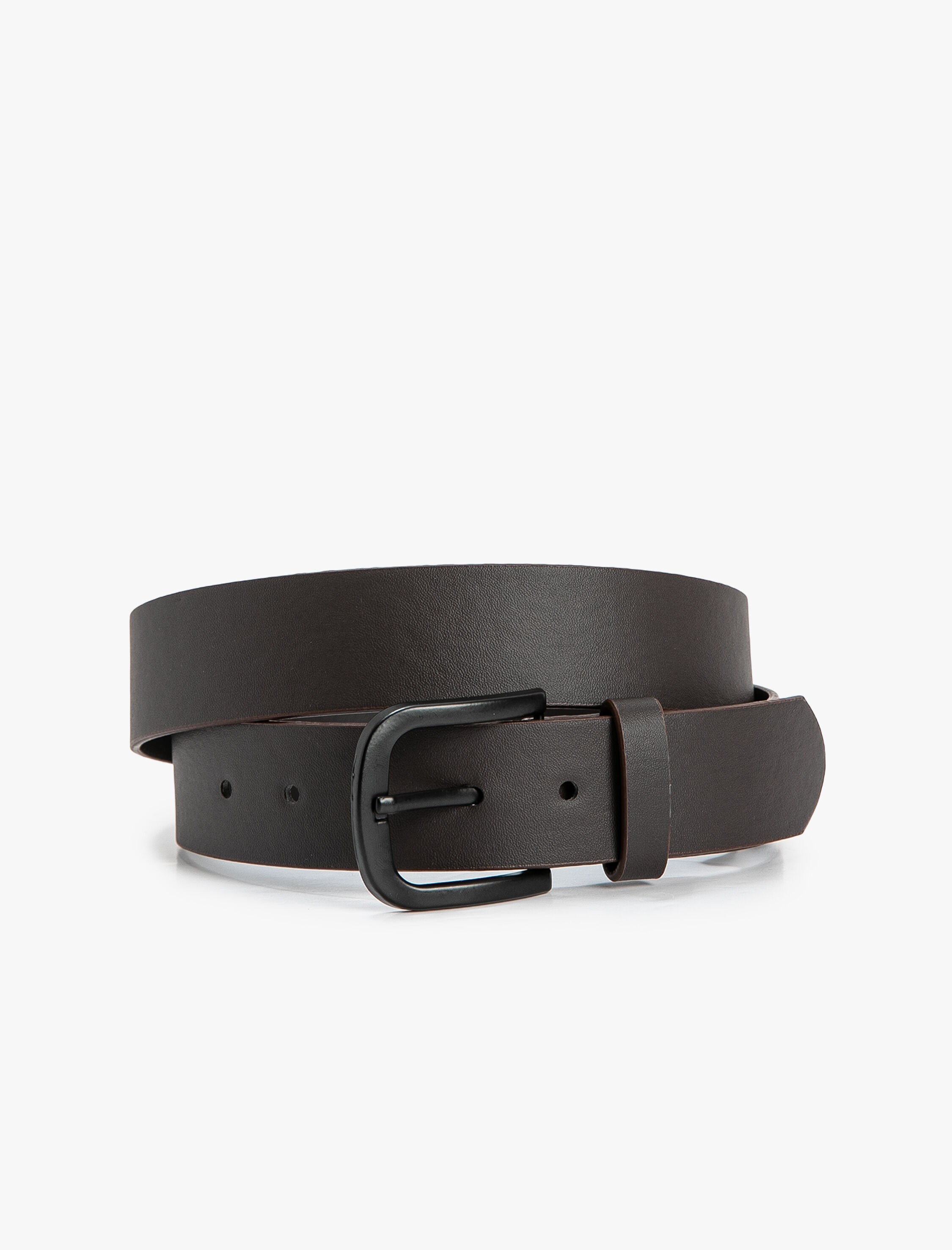  Erkek Deri Görünümlü Kemer Toka Detaylı