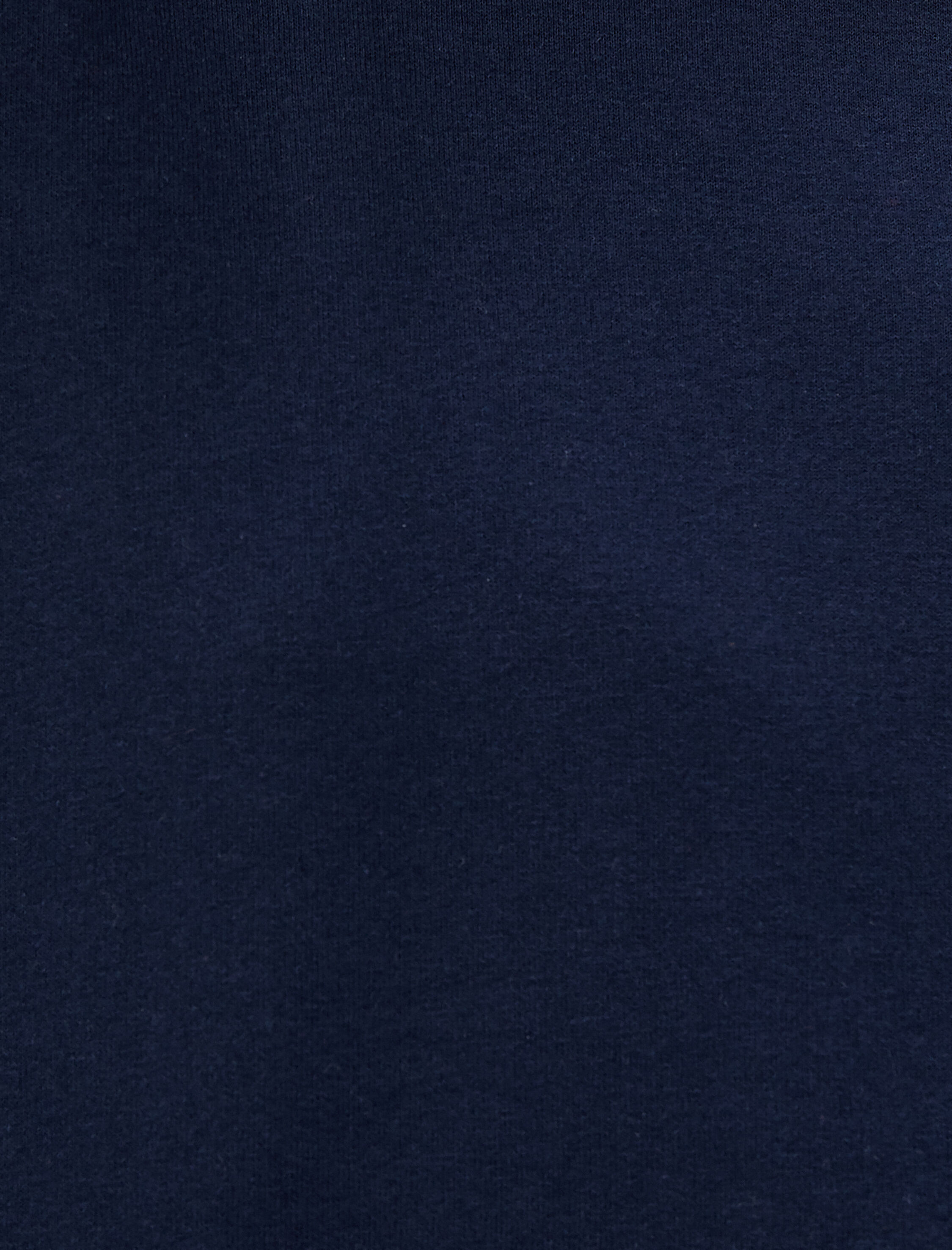   Şardonlu Basic Sweatshirt Bisiklet Yaka Uzun Kollu