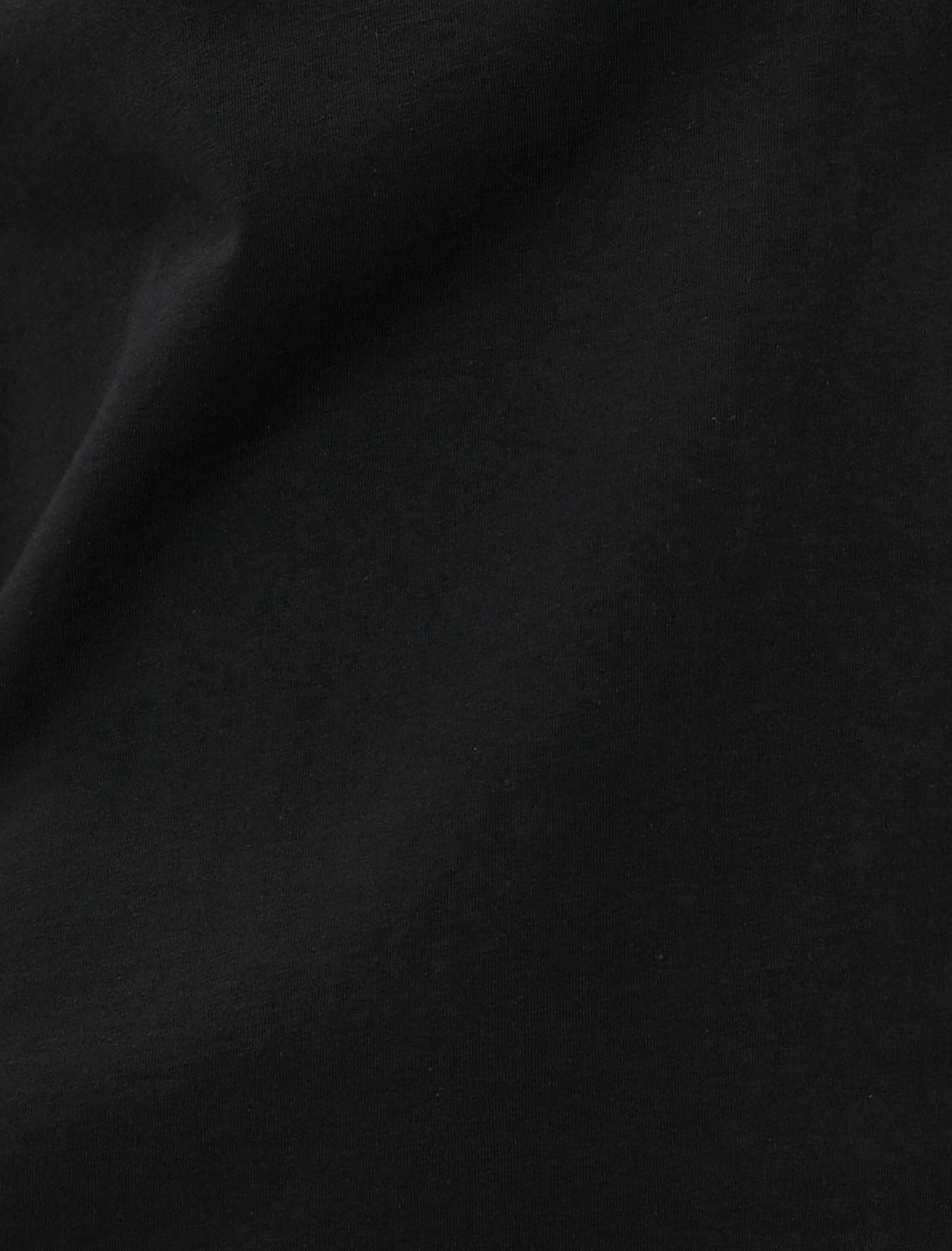   Kısa Kollu Tişört Taş İşlemeli Bisiklet Yaka Rahat Kesim Pamuklu