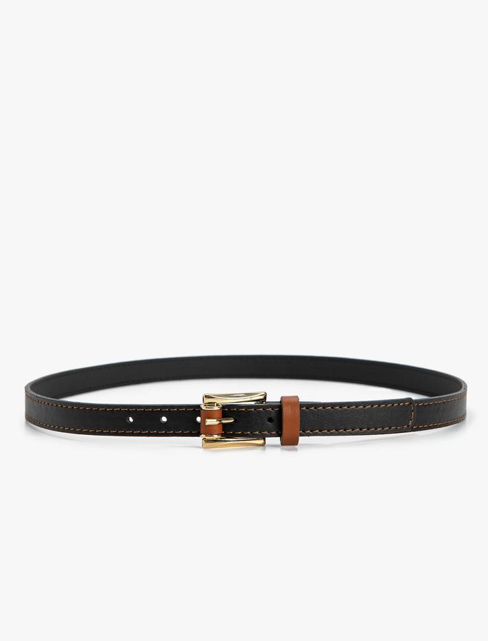 Kadın Kemer Suni Deri Metal Tokalı