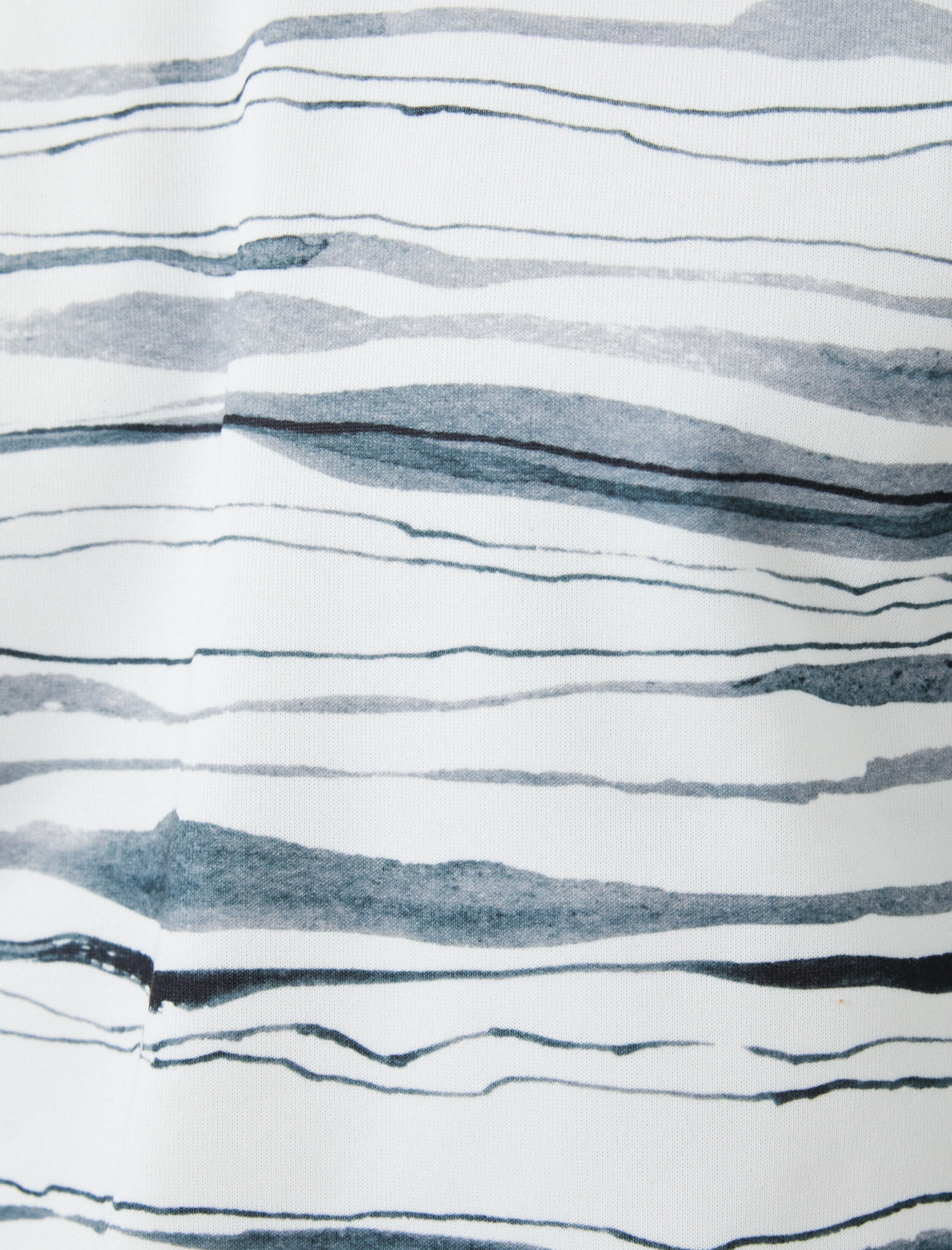   Bisiklet Yaka Sweatshirt Baskılı Uzun Kollu Şardonlu