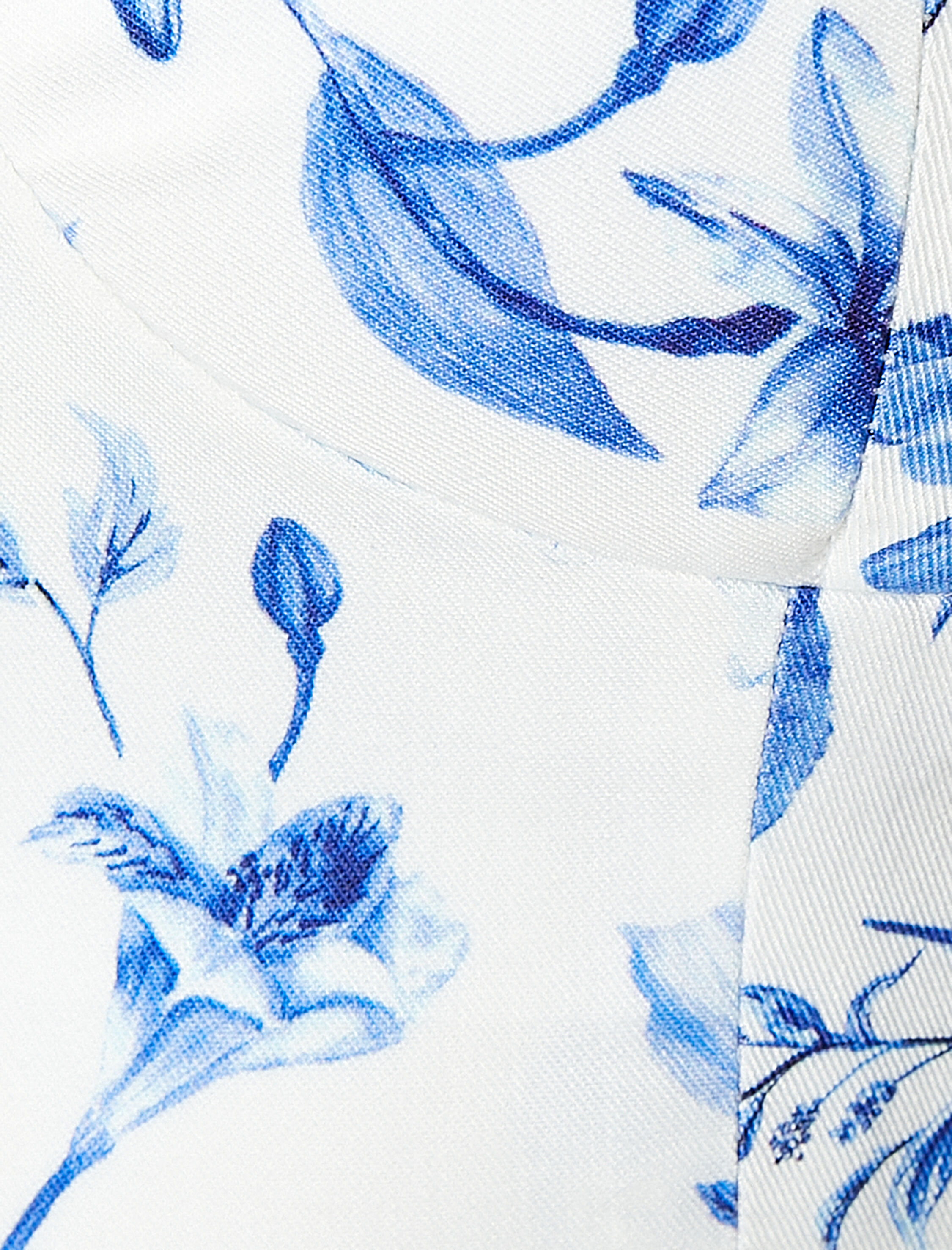   Crop Çiçekli Büstiyer Askılı Kalp Yaka Viskon