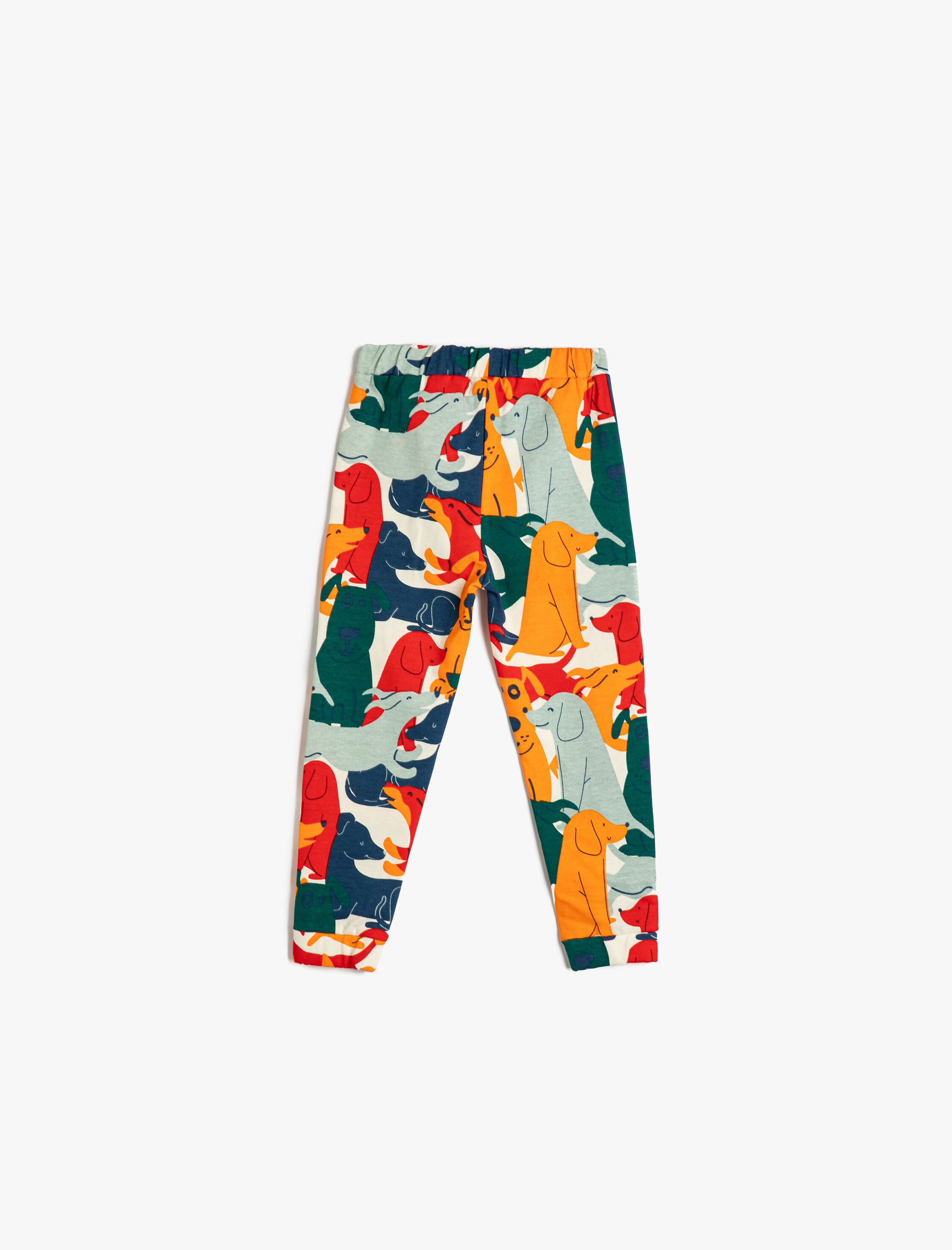  Erkek Bebek Jogger Eşofman Altı Hayvanlar Baskılı Cepli Pamuklu