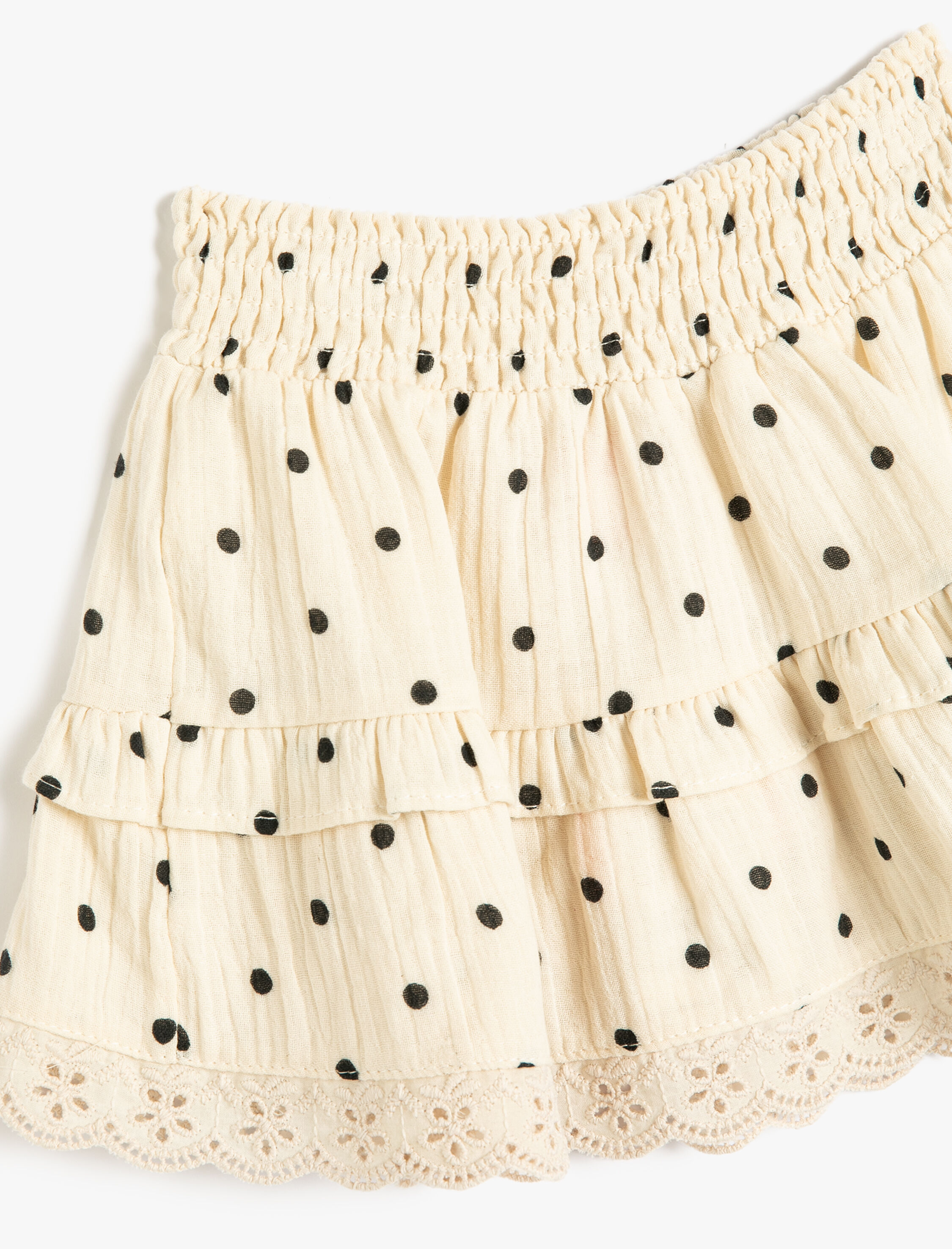  Kız Bebek Etek Fırfırlı Katlı Fisto İşleme Detaylı Beli Lastikli