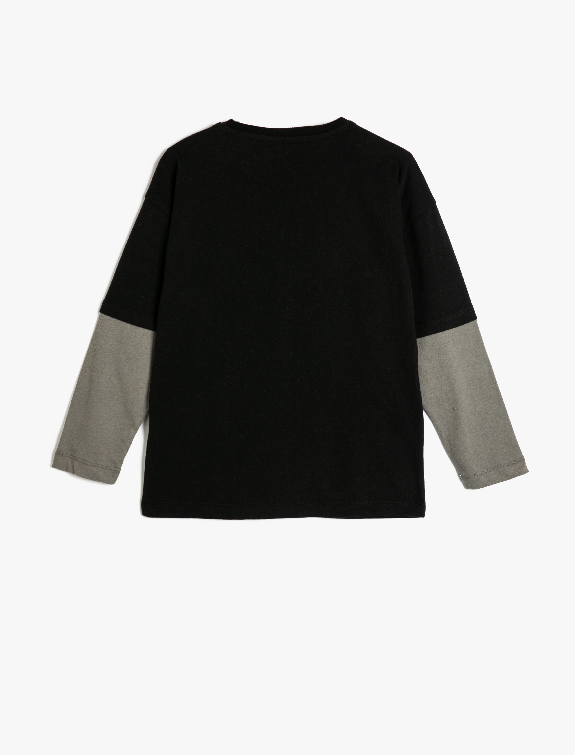  Erkek Çocuk Spiderman Tişört Lisanslı Uzun Kollu Bisiklet Yaka Baskılı Pamuklu