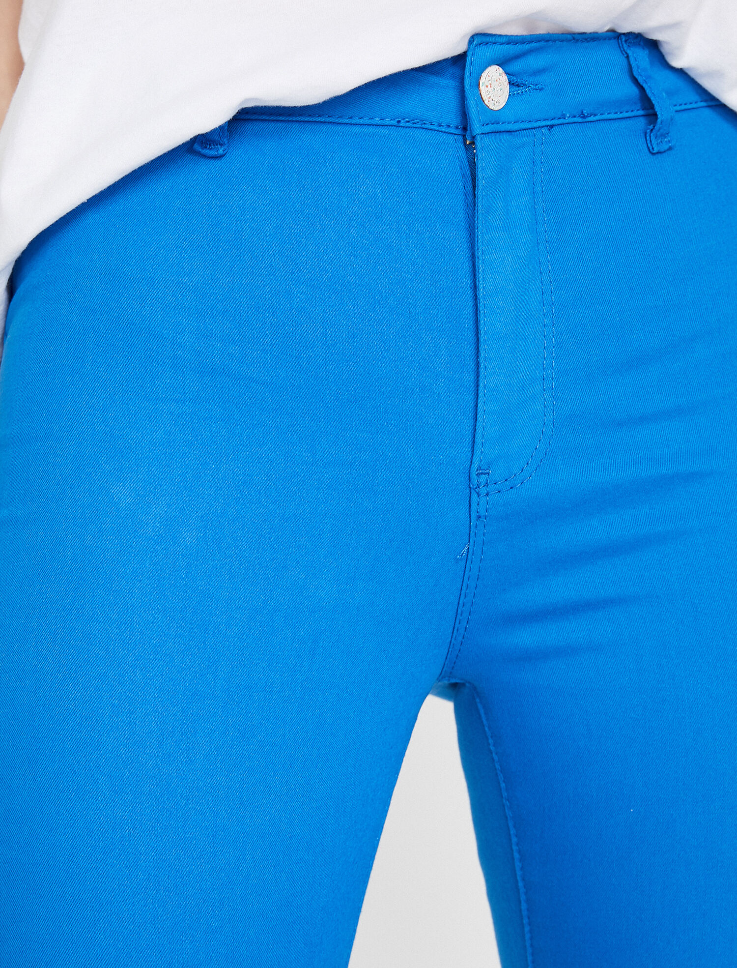   Kot Pantolon Dar Kesim Yüksek Bel Dar Paça