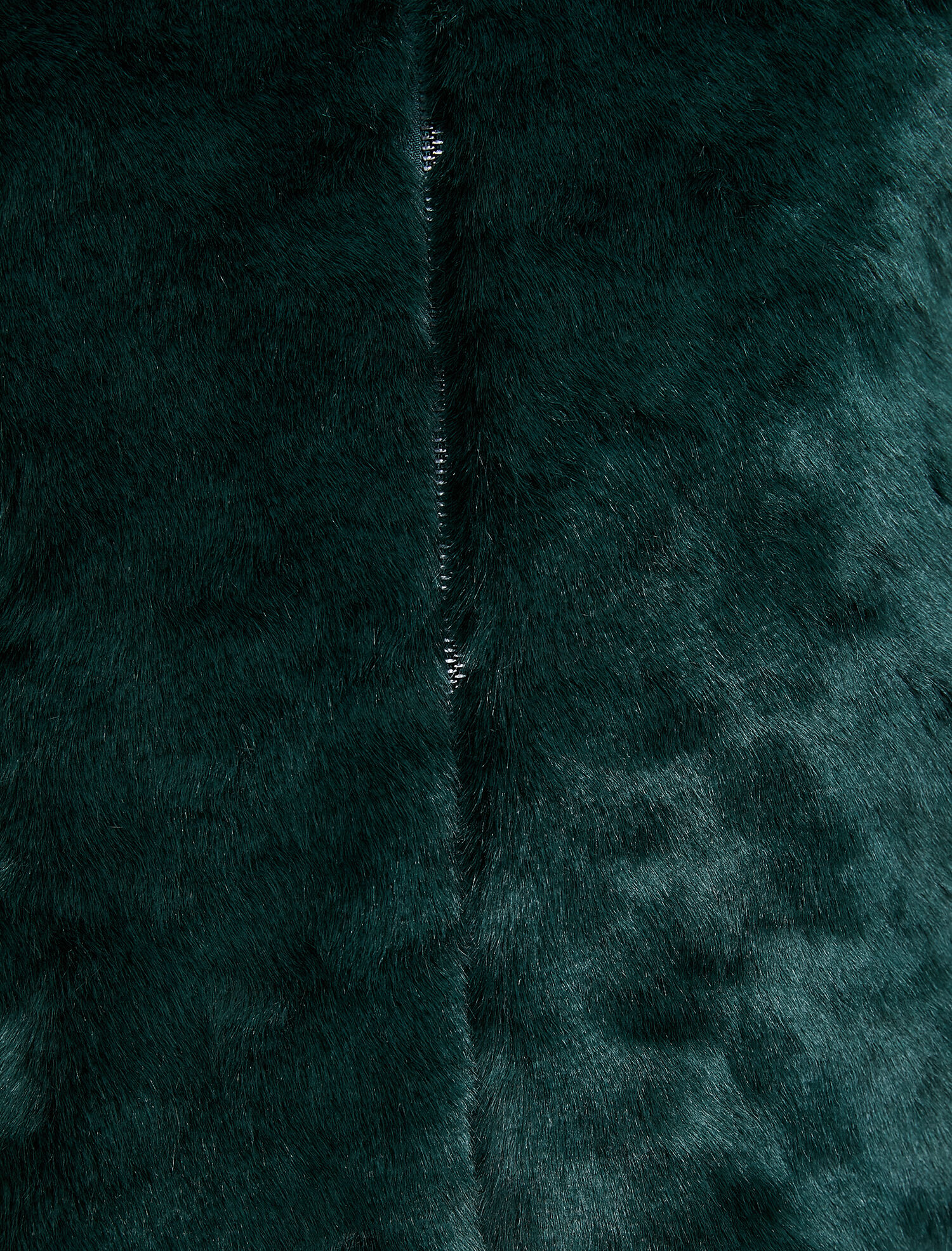   Fermuar Detaylı Peluş Yelek