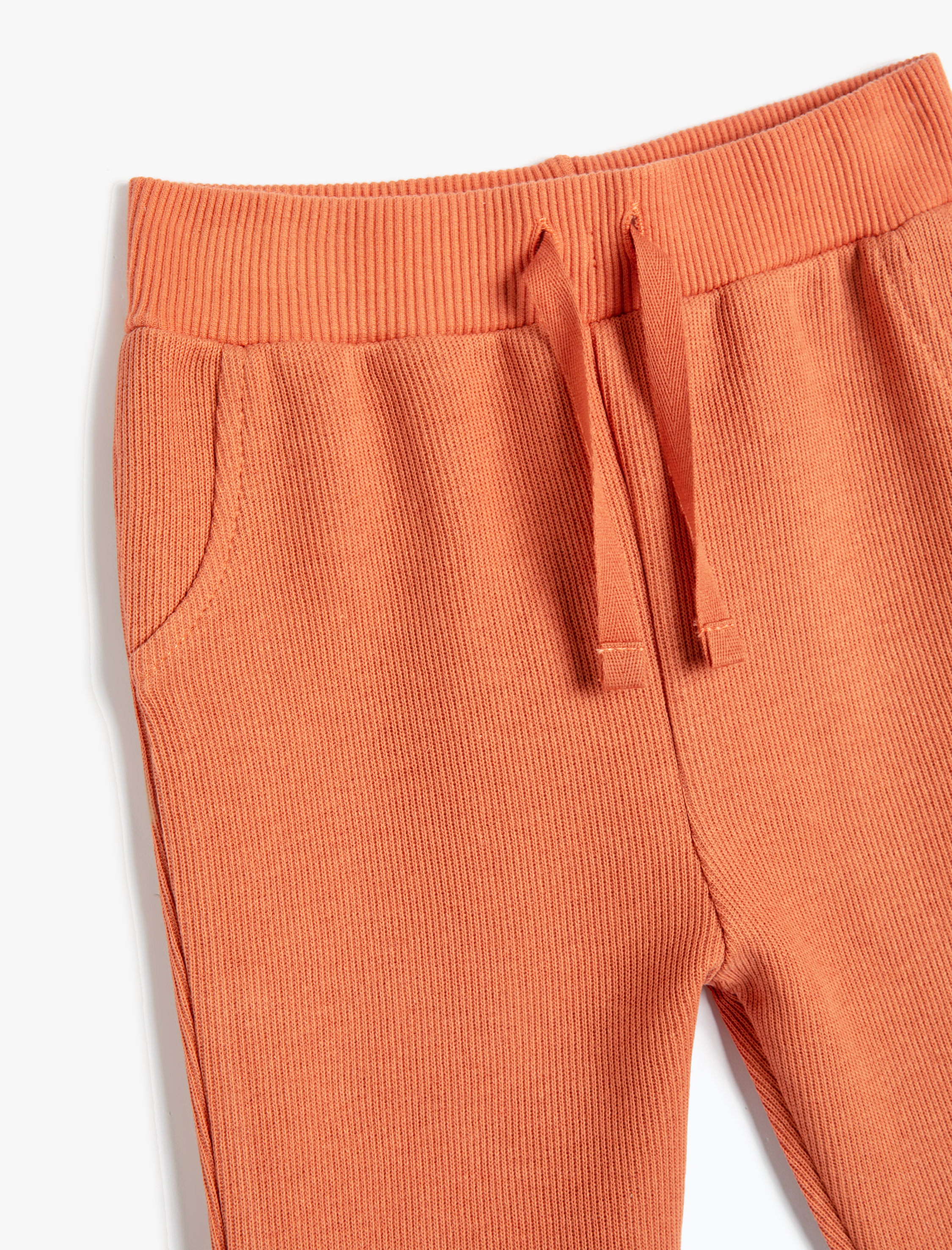  Erkek Bebek Basic Jogger Eşofman Altı Beli Bağlamalı Kaşkorse Pamuklu