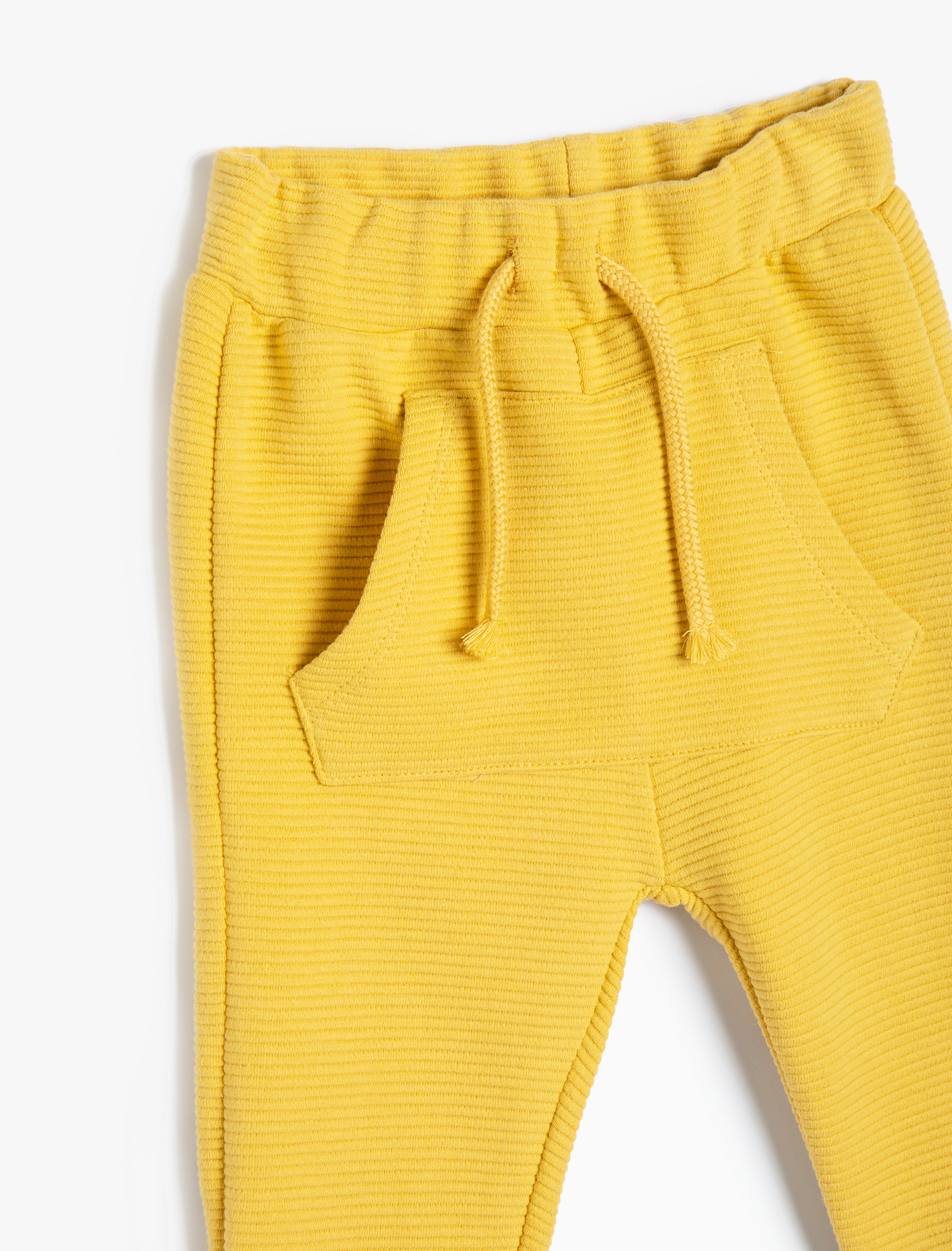  Erkek Bebek Basic Jogger Eşofman Altı Beli Bağlamalı Dokulu Pamuklu