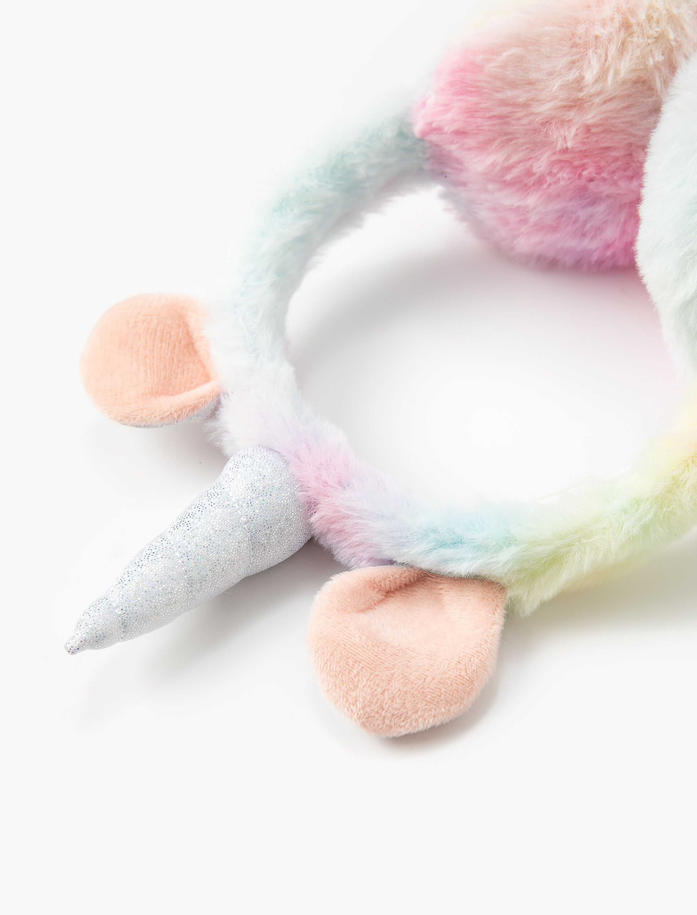  Kız Çocuk Peluş Koruyucu Kulaklık Unicorn Temalı