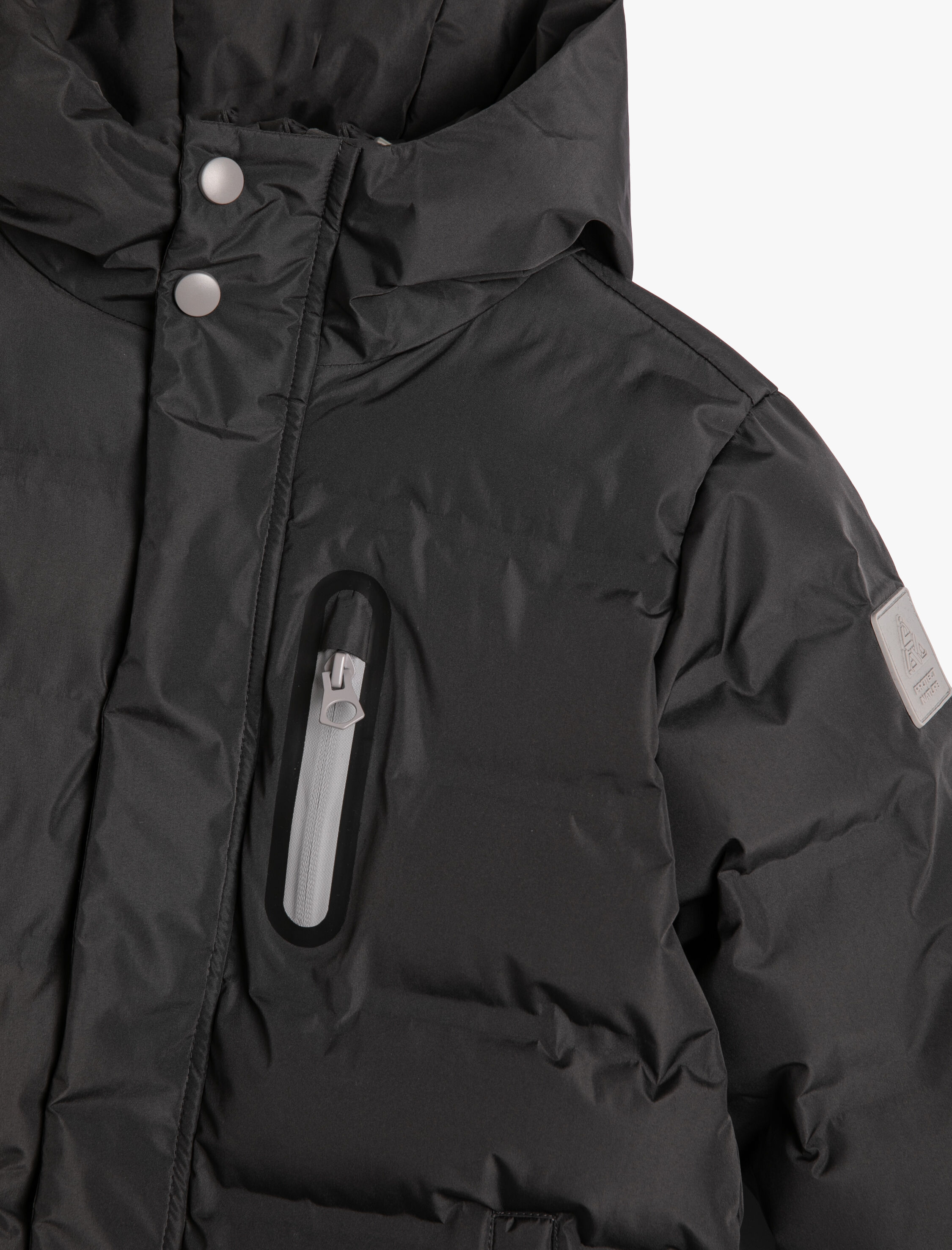  Erkek Çocuk Uzun Şişme Mont İçi Polar Astarlı Kapitone Kapşonlu Rüzgar Kapaklı