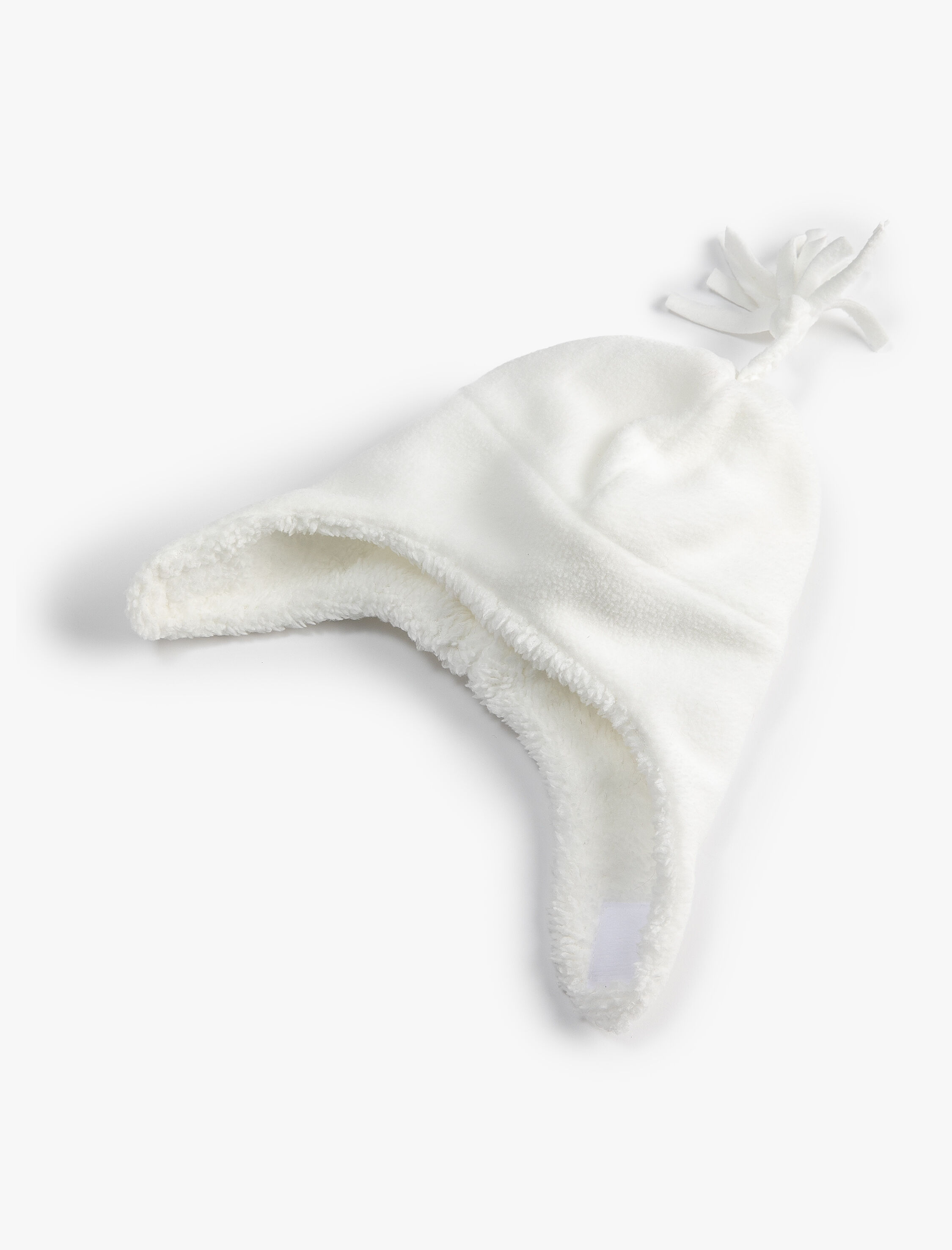  Kız Bebek Peluş Kulak Kapaklı Bere İçi Polarlı