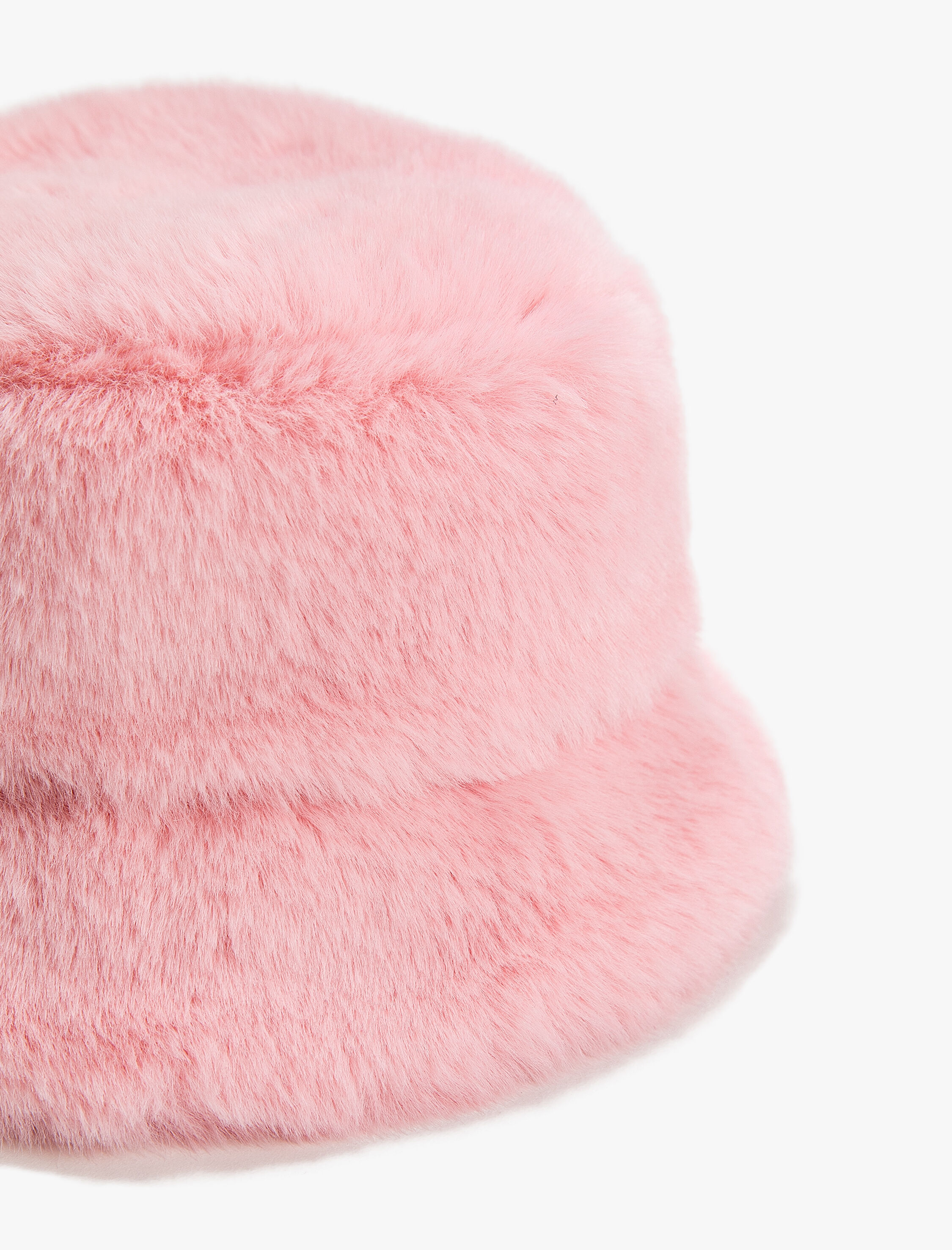  Kız Çocuk Peluş Bucket Şapka