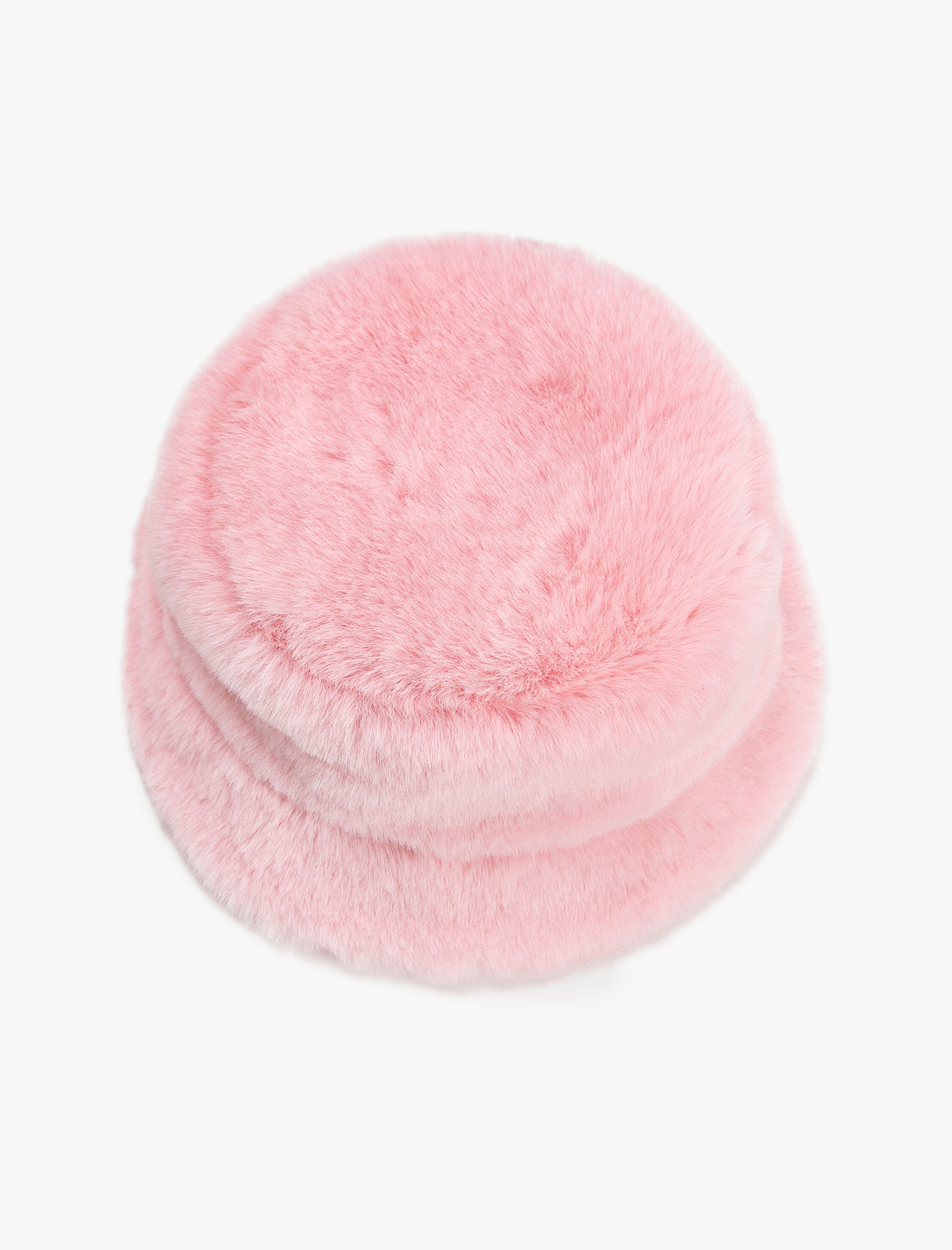  Kız Çocuk Peluş Bucket Şapka