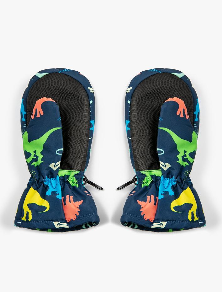 Erkek Çocuk Polar Astarlı Parmaksız Eldiven