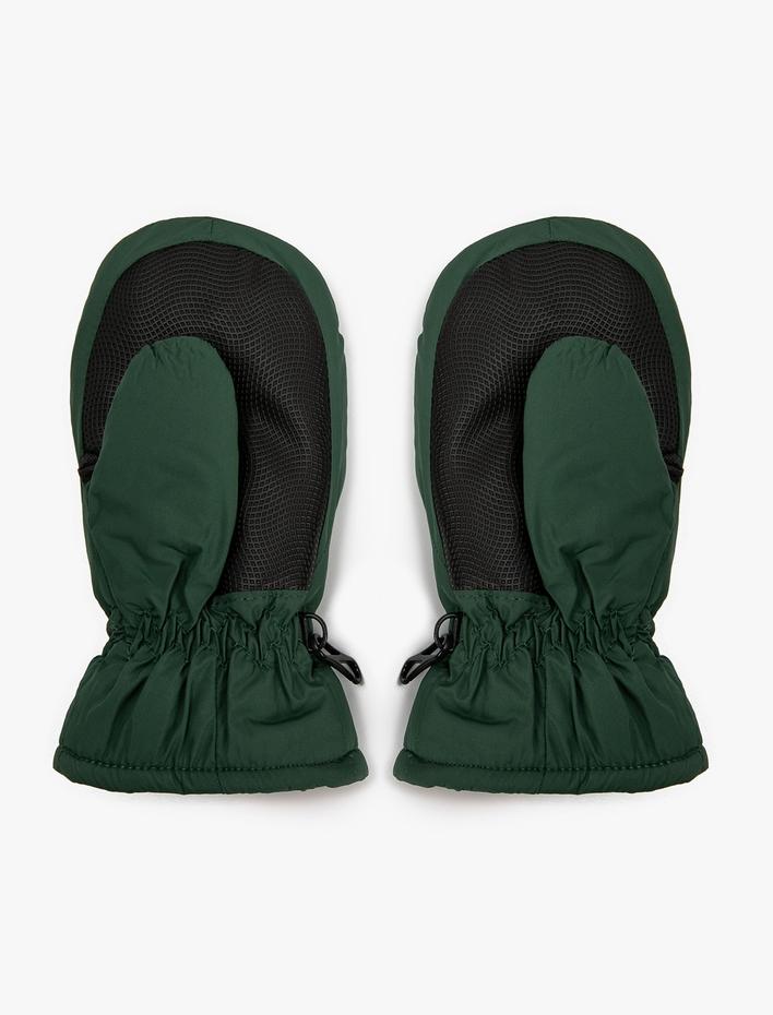 Erkek Çocuk Polar Astarlı Parmaksız Eldiven