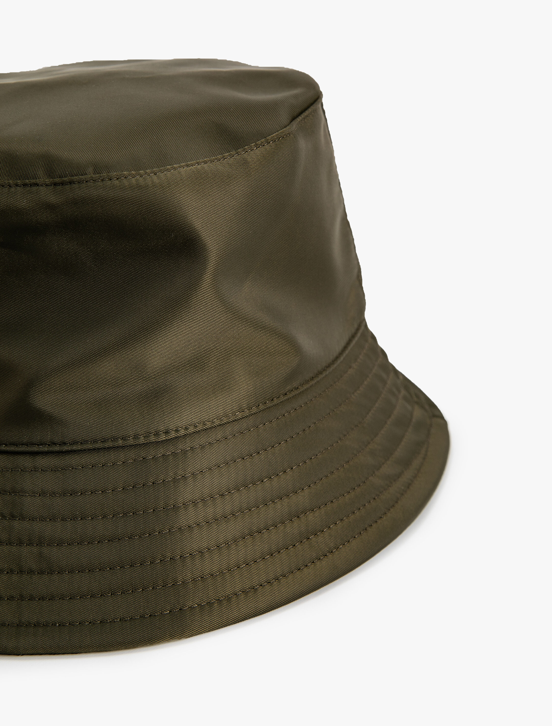  Erkek Bucket Şapka Parlak Dokulu Su İtici