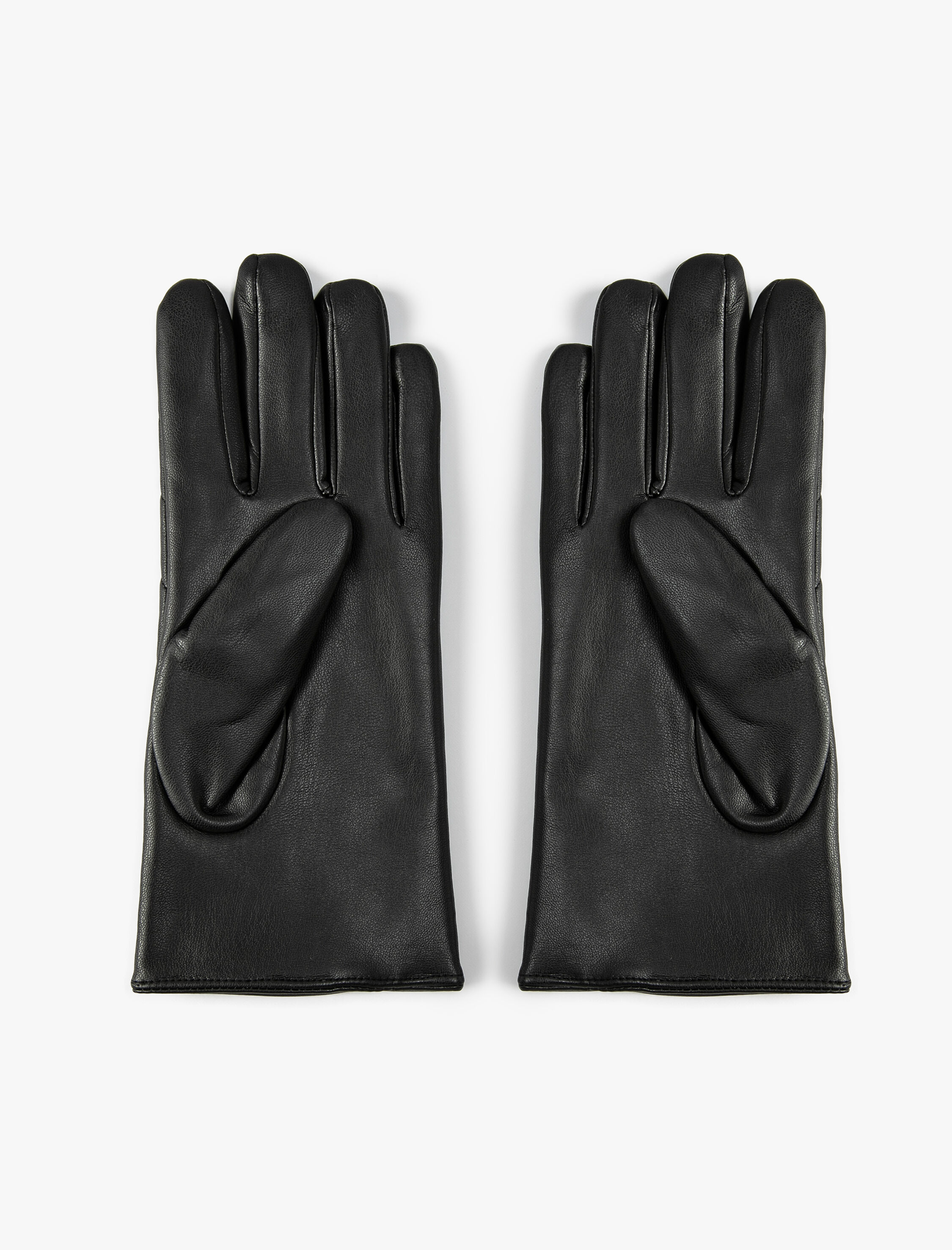  Kadın Kayak Eldiveni Suni Deri Kapitone