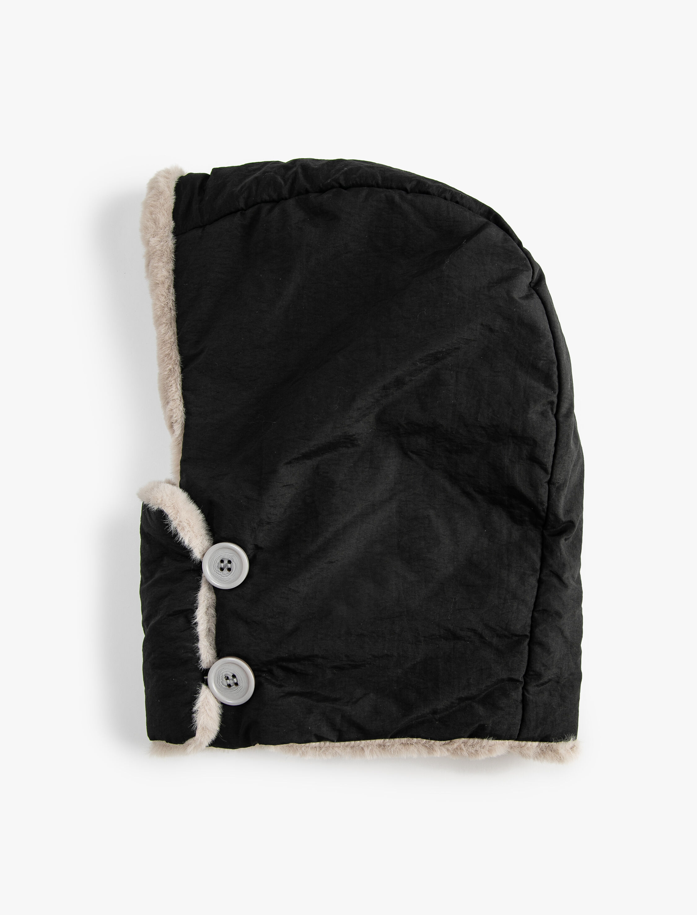 Kadın Kar Şapkası İçi Suni Kürklü Çift Taraflı