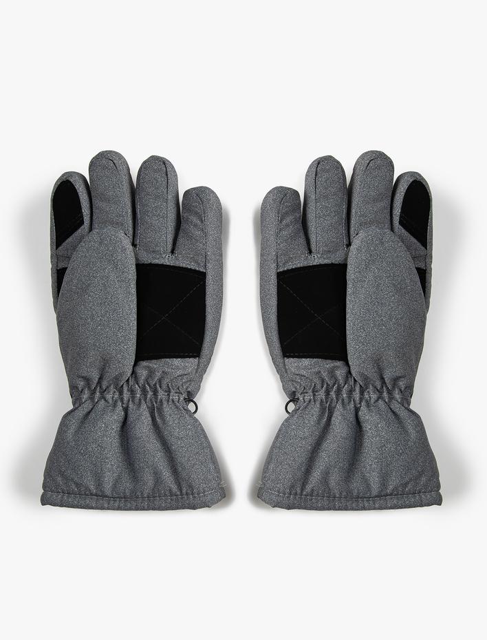 Erkek Kayak Eldiveni Peluş Astarlı