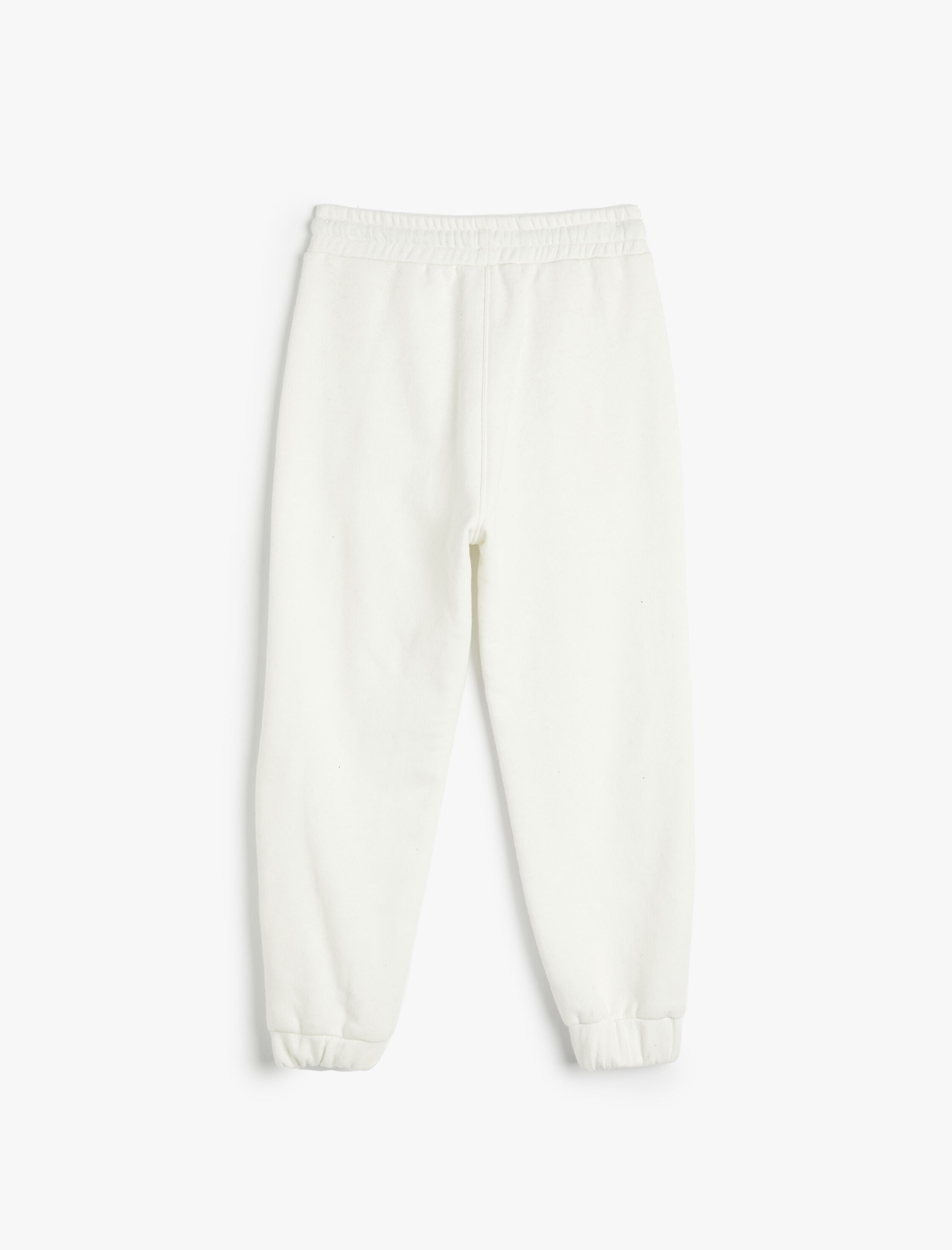  Erkek Çocuk Jogger Eşofman Altı Beli Bağlamalı Cepli Şardonlu Aplike Detaylı