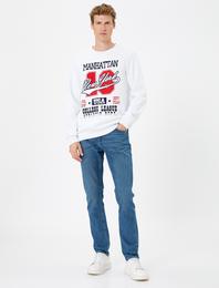Slim Fit Kot Pantolon - Brad Jean