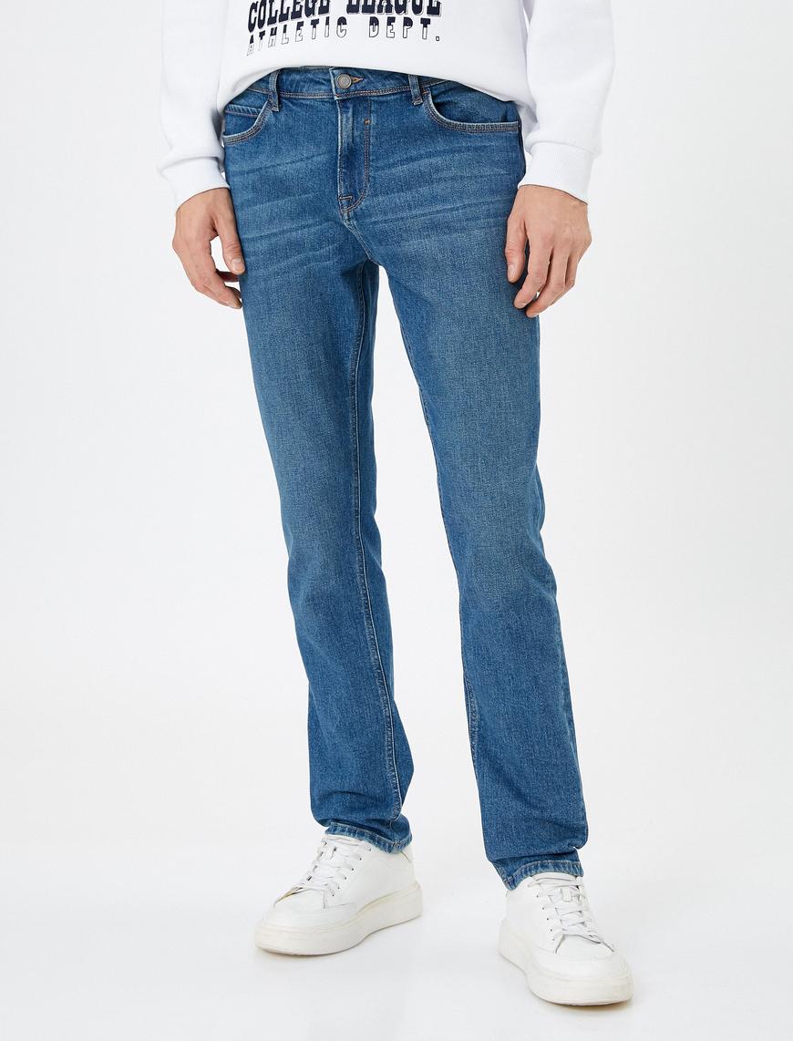   Slim Fit Kot Pantolon - Brad Jean