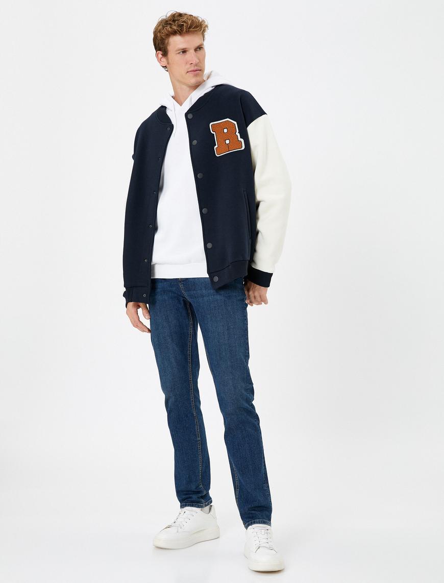   Slim Fit Kot Pantolon - Brad Jean