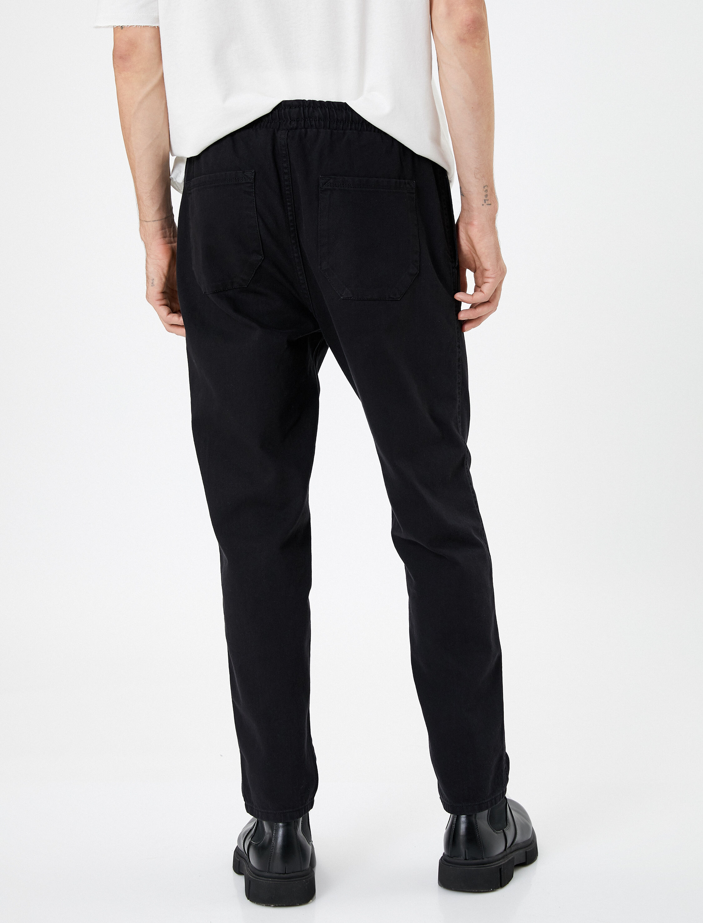   Canvas Pantolon Cepli Pamuklu