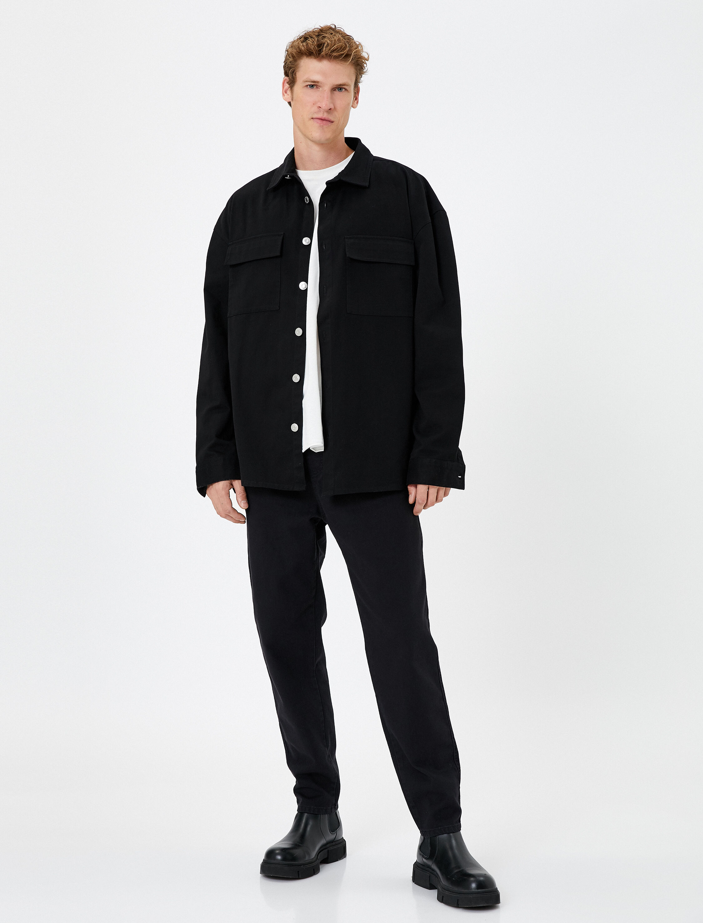   Canvas Pantolon Cepli Pamuklu