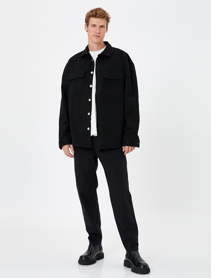  Canvas Pantolon Cepli Pamuklu