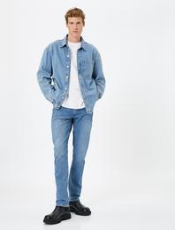 Slim Fit Kot Pantolon - Brad Jean