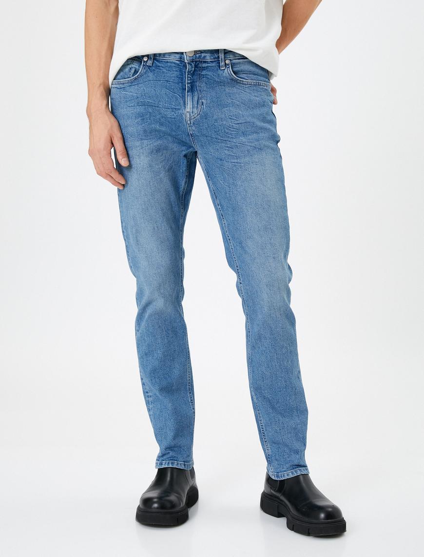   Slim Fit Kot Pantolon - Brad Jean