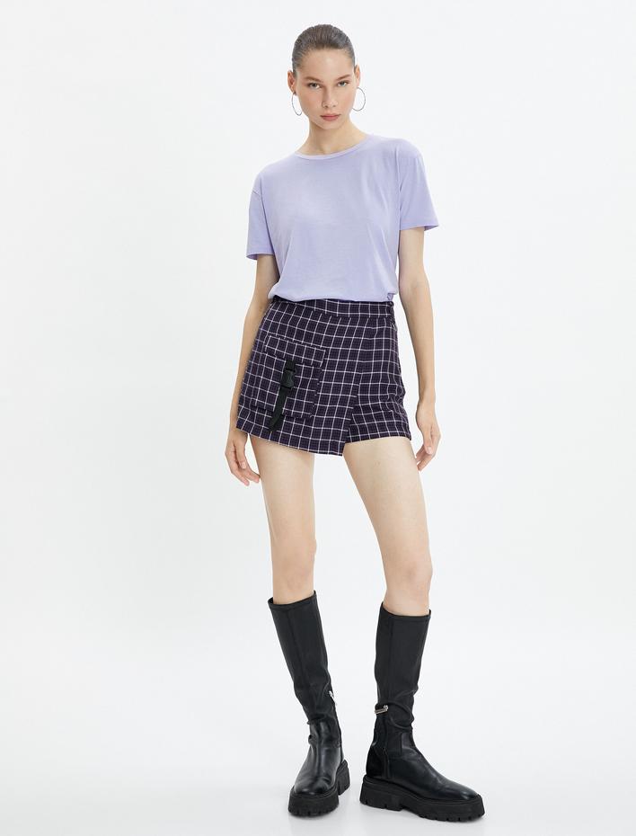  Basic Tişört Kısa Kollu Bisiklet Yaka Pamuklu