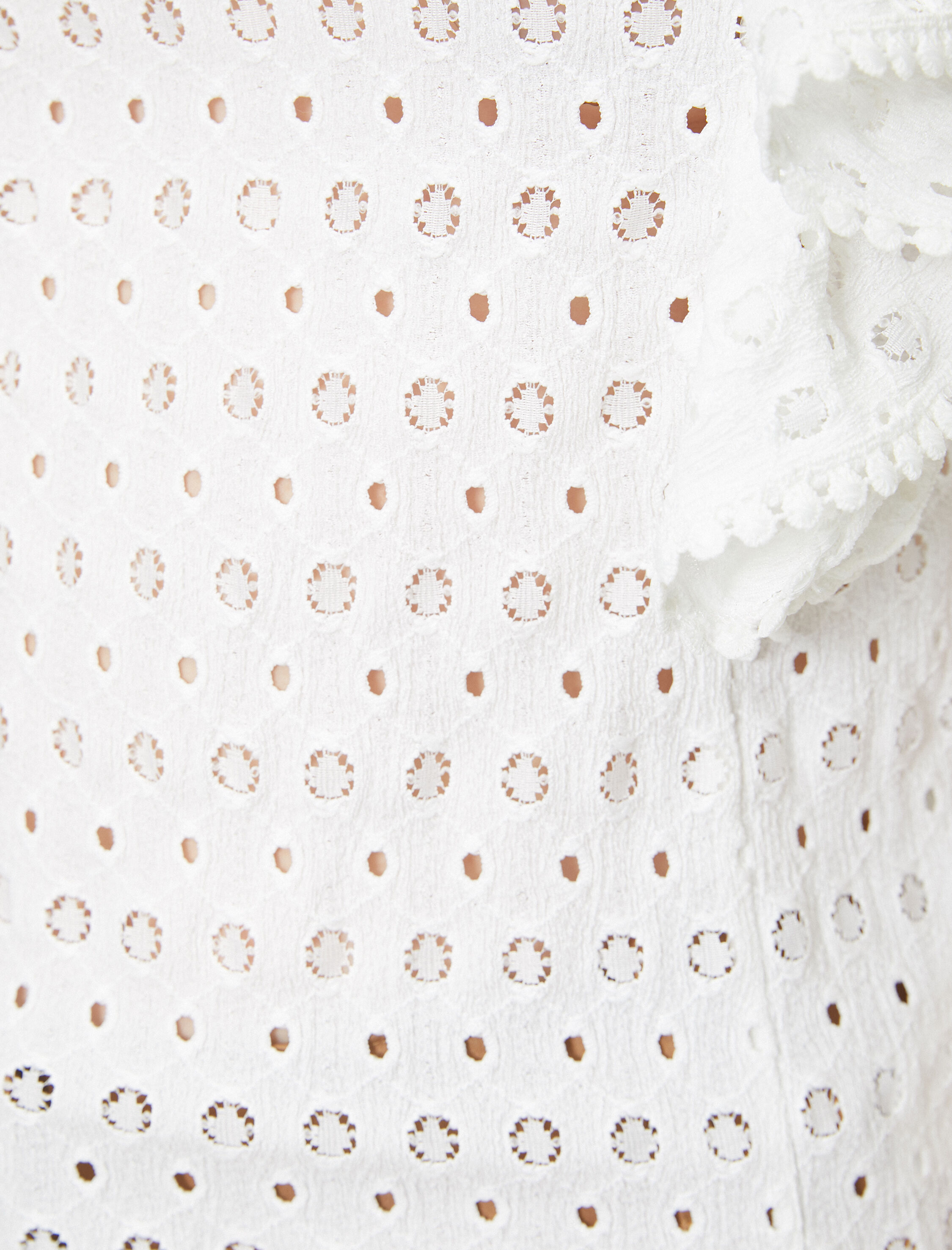   Yaka Detaylı Kısa Kollu Fırfır Detaylı Atlet