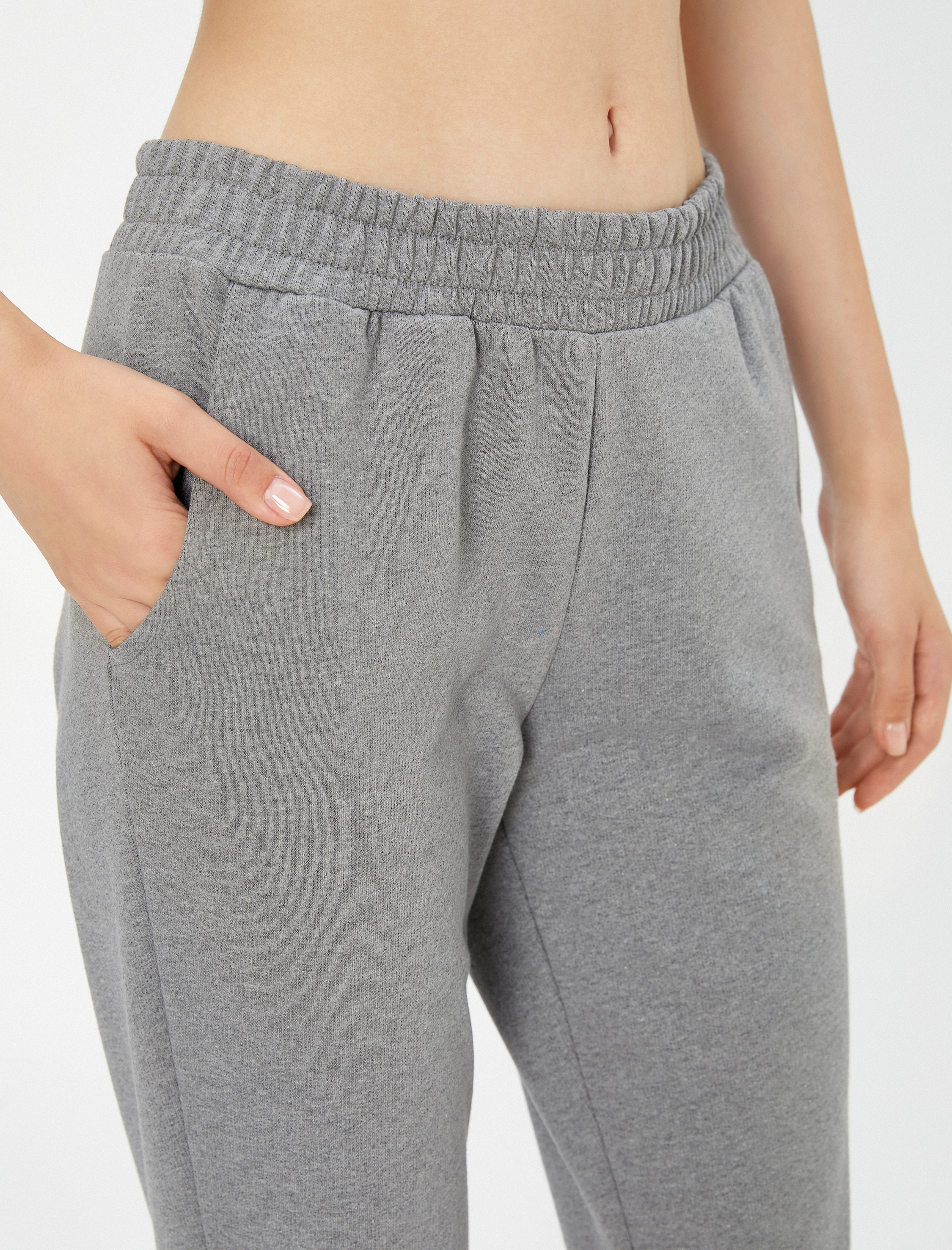   Basic Jogger Eşofman Altı  Beli Bağlamalı Cepli