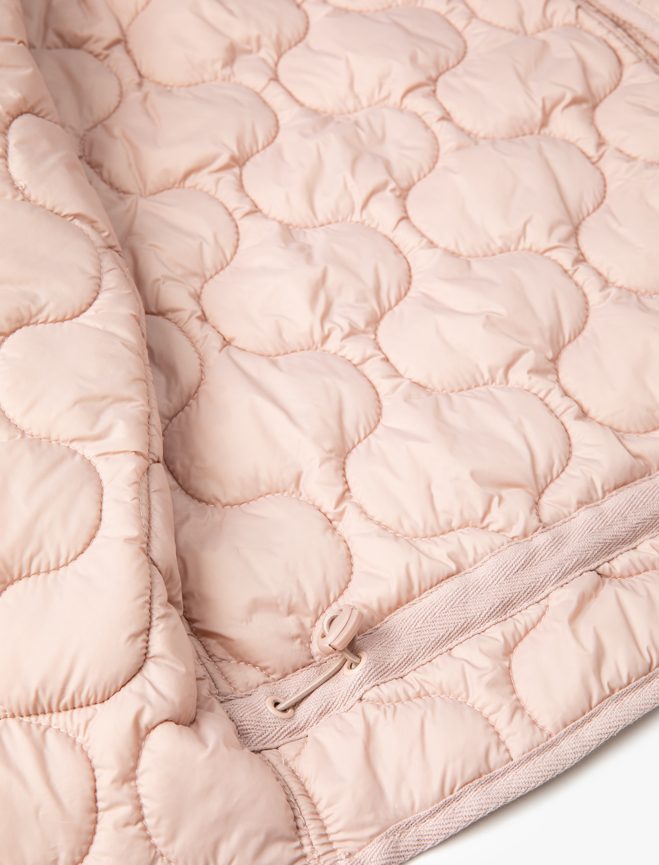   Kapitone Ceket Cep Detaylı Çıtçıt Düğmeli